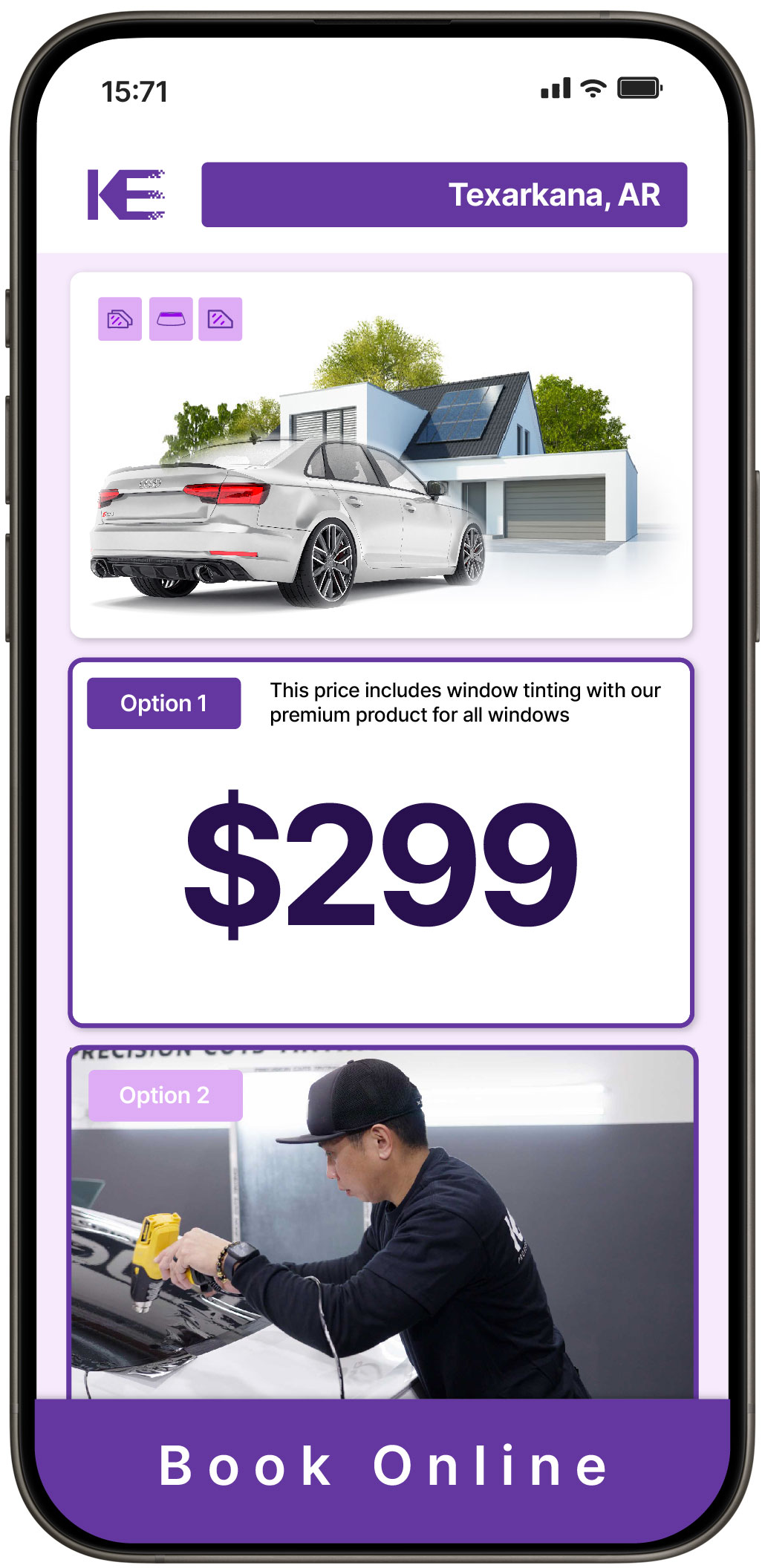 View Reasonable Tesla Window Tinting Rates in North Little Rock, Arkansas