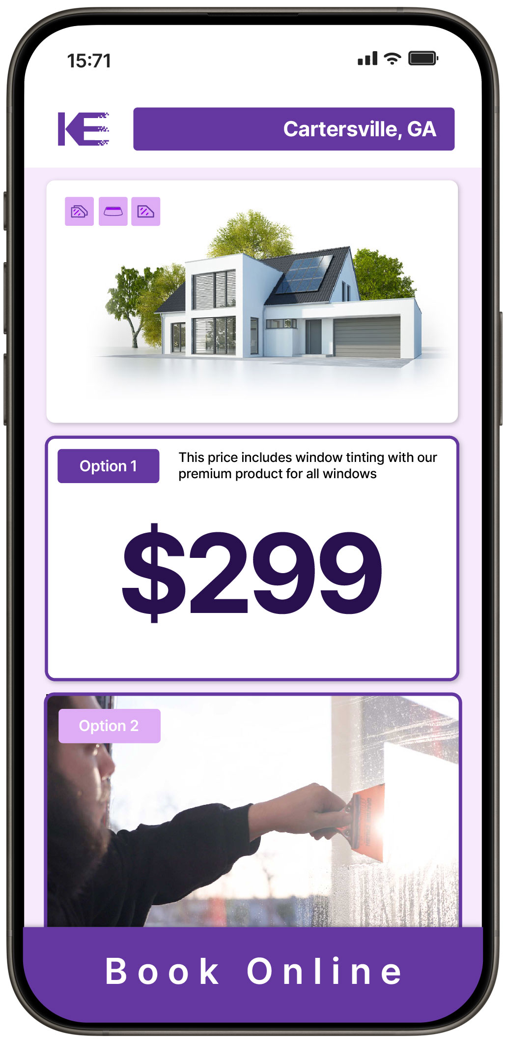View Affordable Home Window Tinting Rates in Cartersville, Georgia