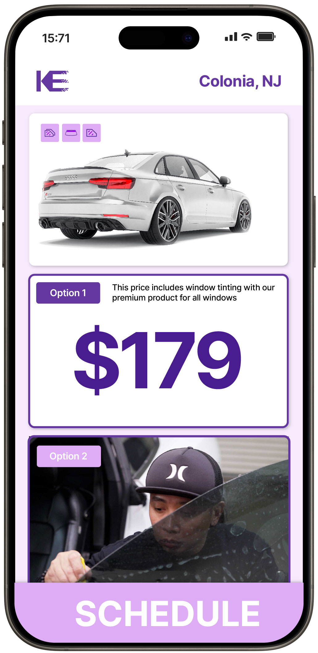 View Reasonable Car Window Tinting Costs in Colonia, New Jersey