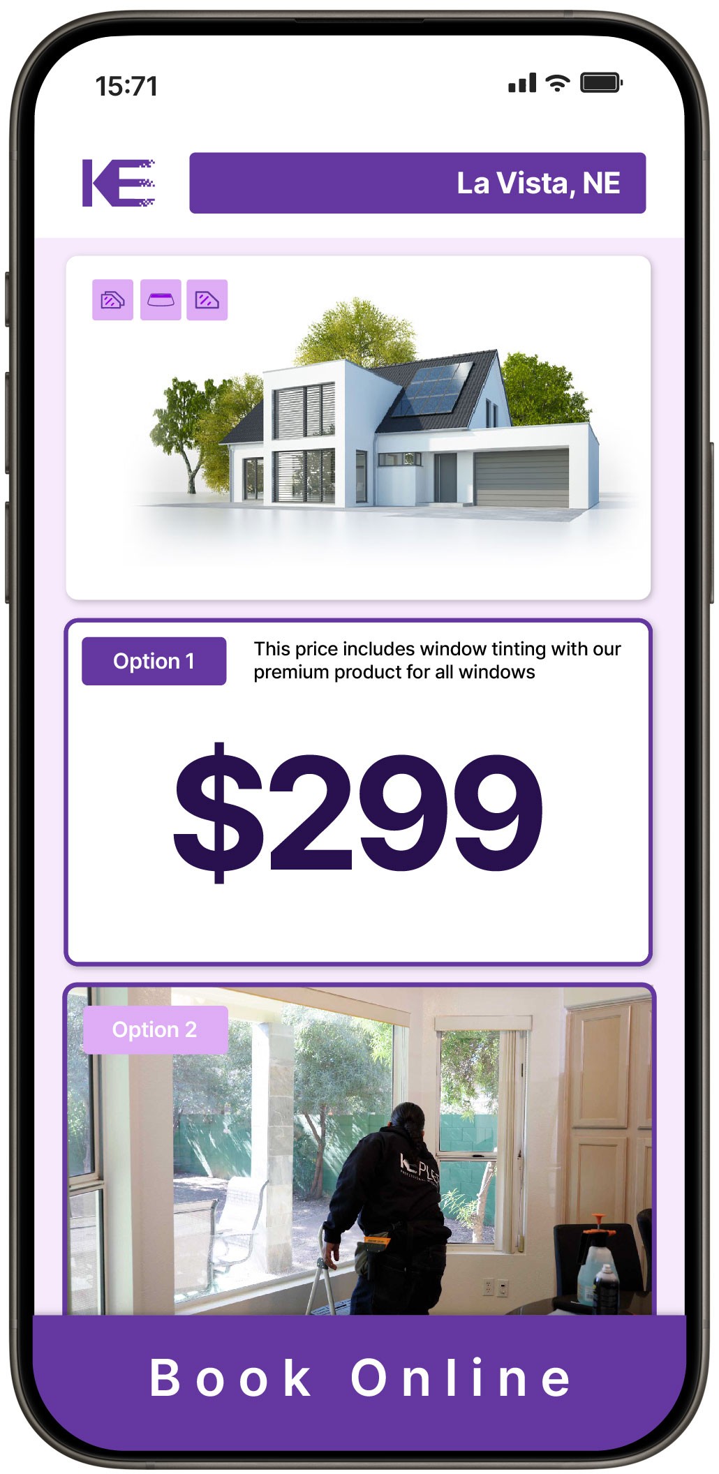 View Competitive Home Window Tinting Rates in La Vista, Nebraska
