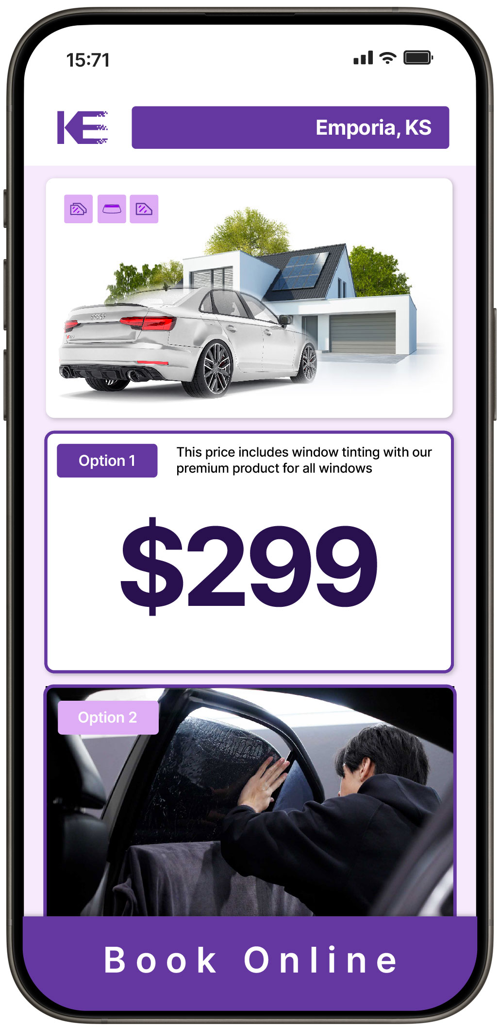 View Competitive Window Tinting Prices in Emporia, Kansas