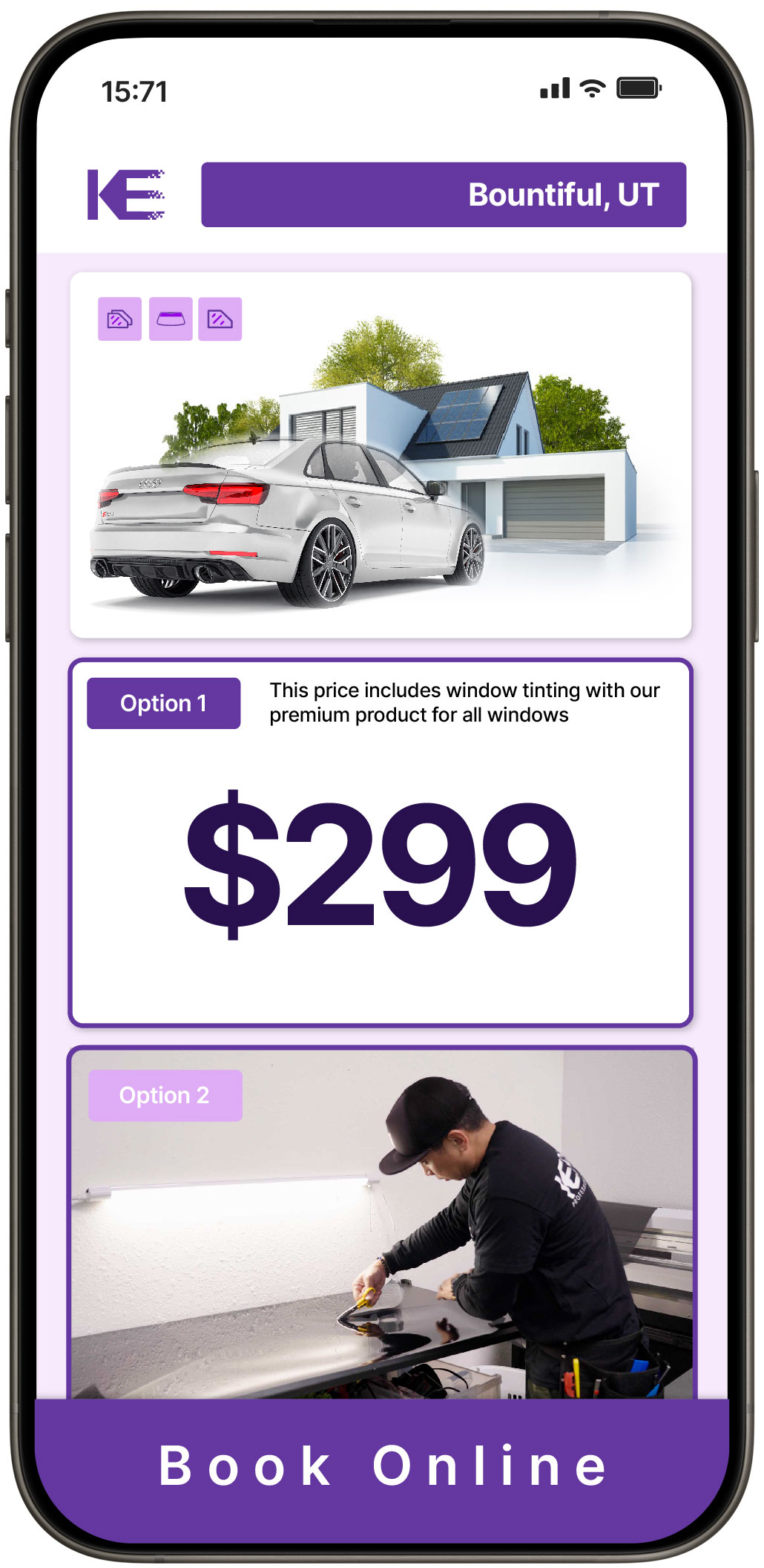 View Affordable Tesla Window Tinting Rates in Heber City, Utah
