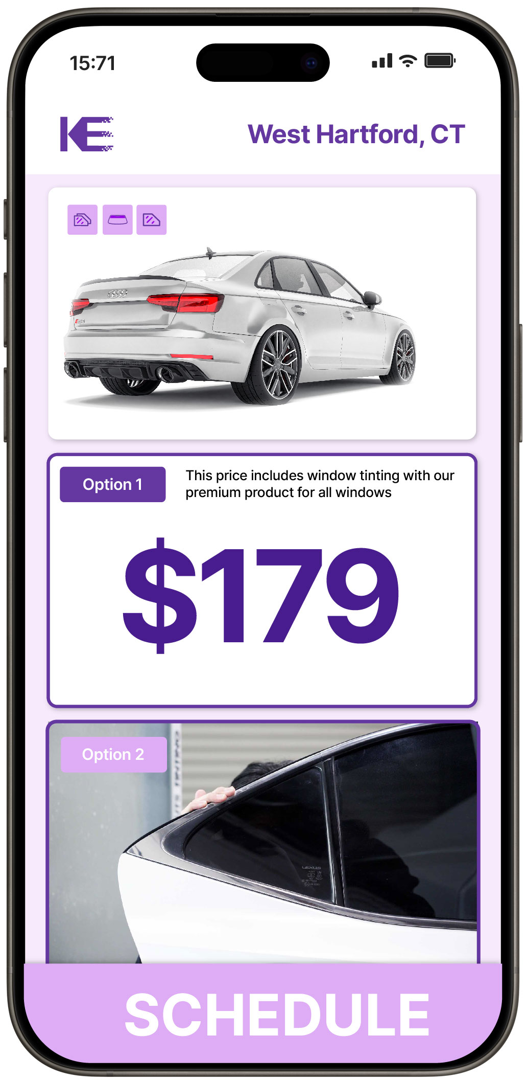 View Affordable Car Window Tinting Costs in West Hartford, Connecticut