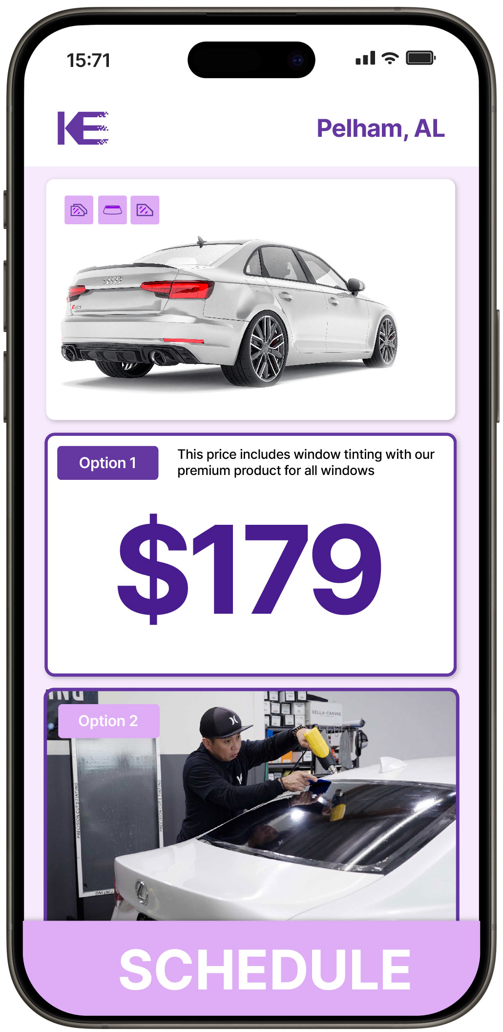 View Reasonable Car Window Tinting Rates in Pelham, Alabama