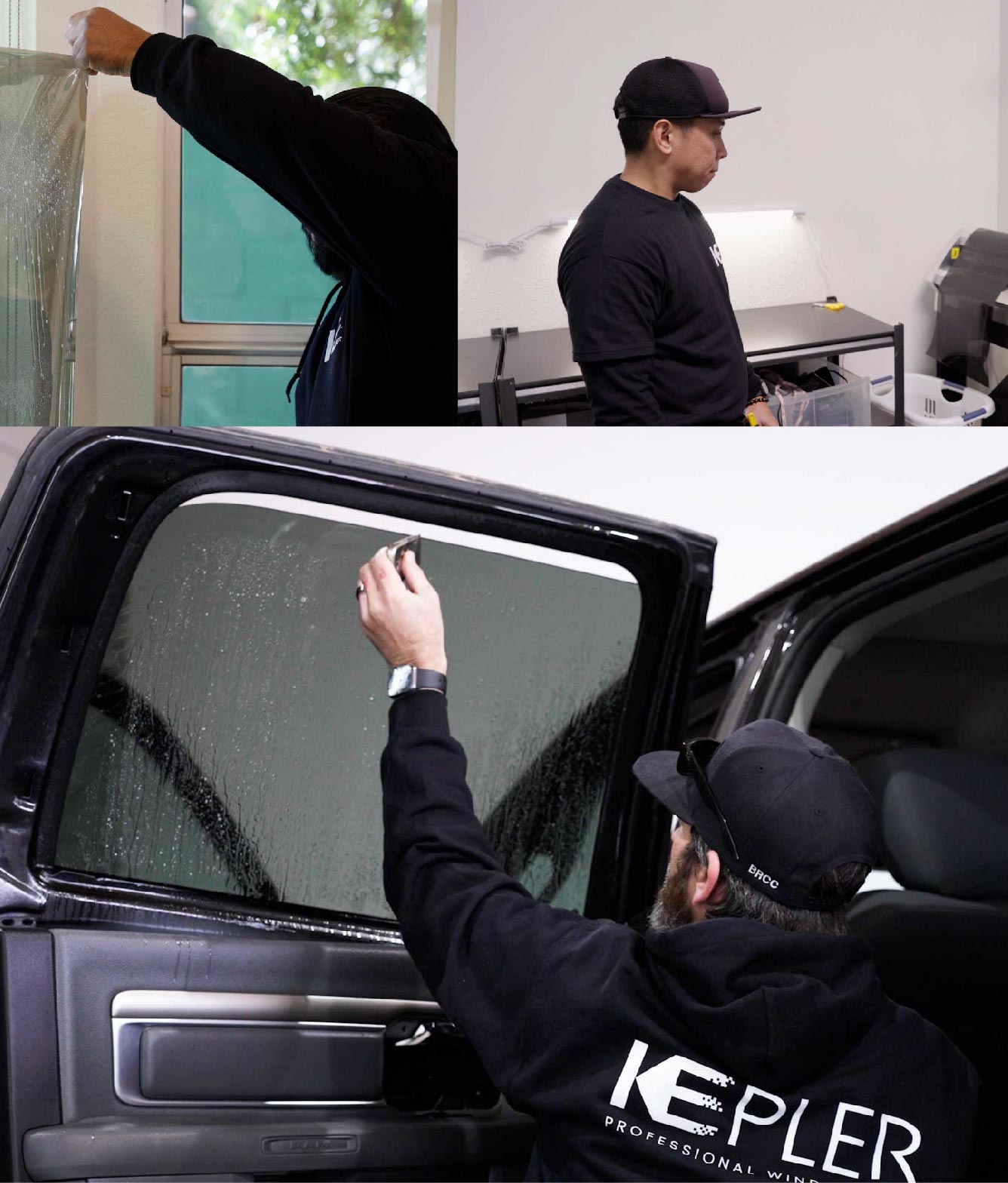 Kepler Window Tinting Specialists at Work in Glen Oaks, New York