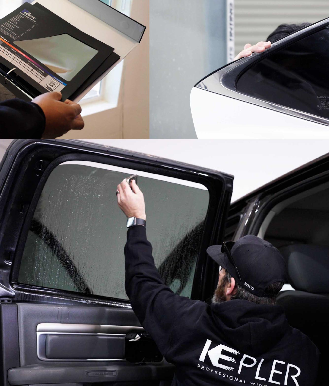 Kepler Window Tinting Specialists at Work in San Dimas, California