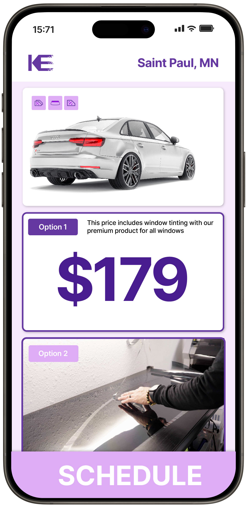 View Reasonable Car Window Tinting Rates in Saint Paul, Minnesota