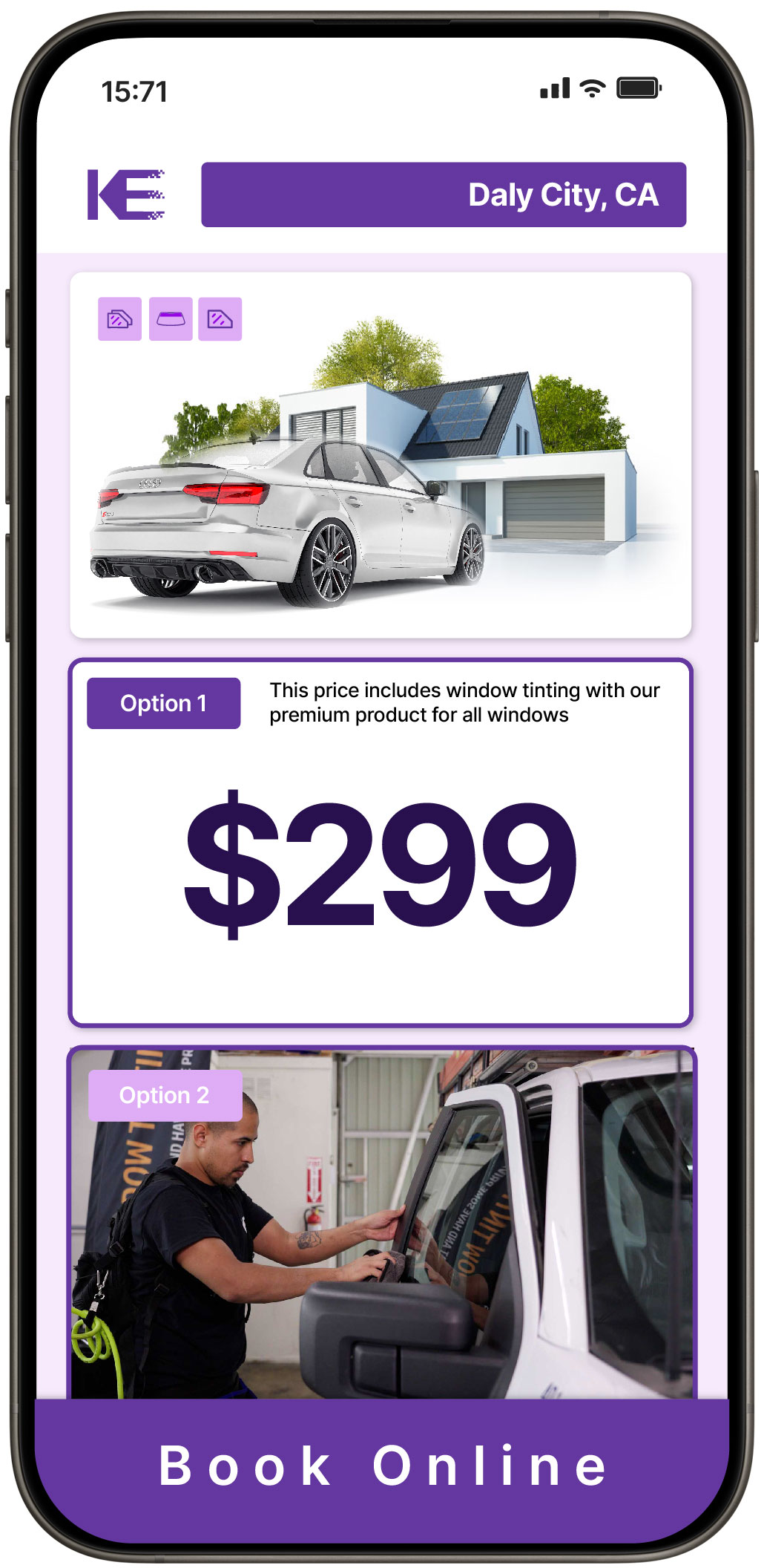 View Competitive Window Tinting Prices in Daly City, California