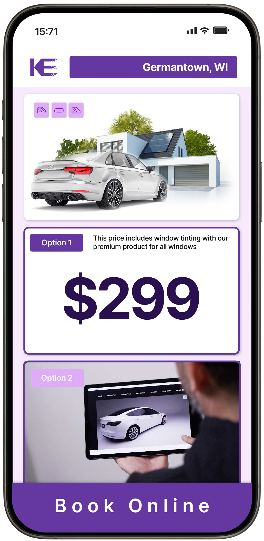 View Reasonable Tesla Window Tinting Costs in Sheboygan, Wisconsin