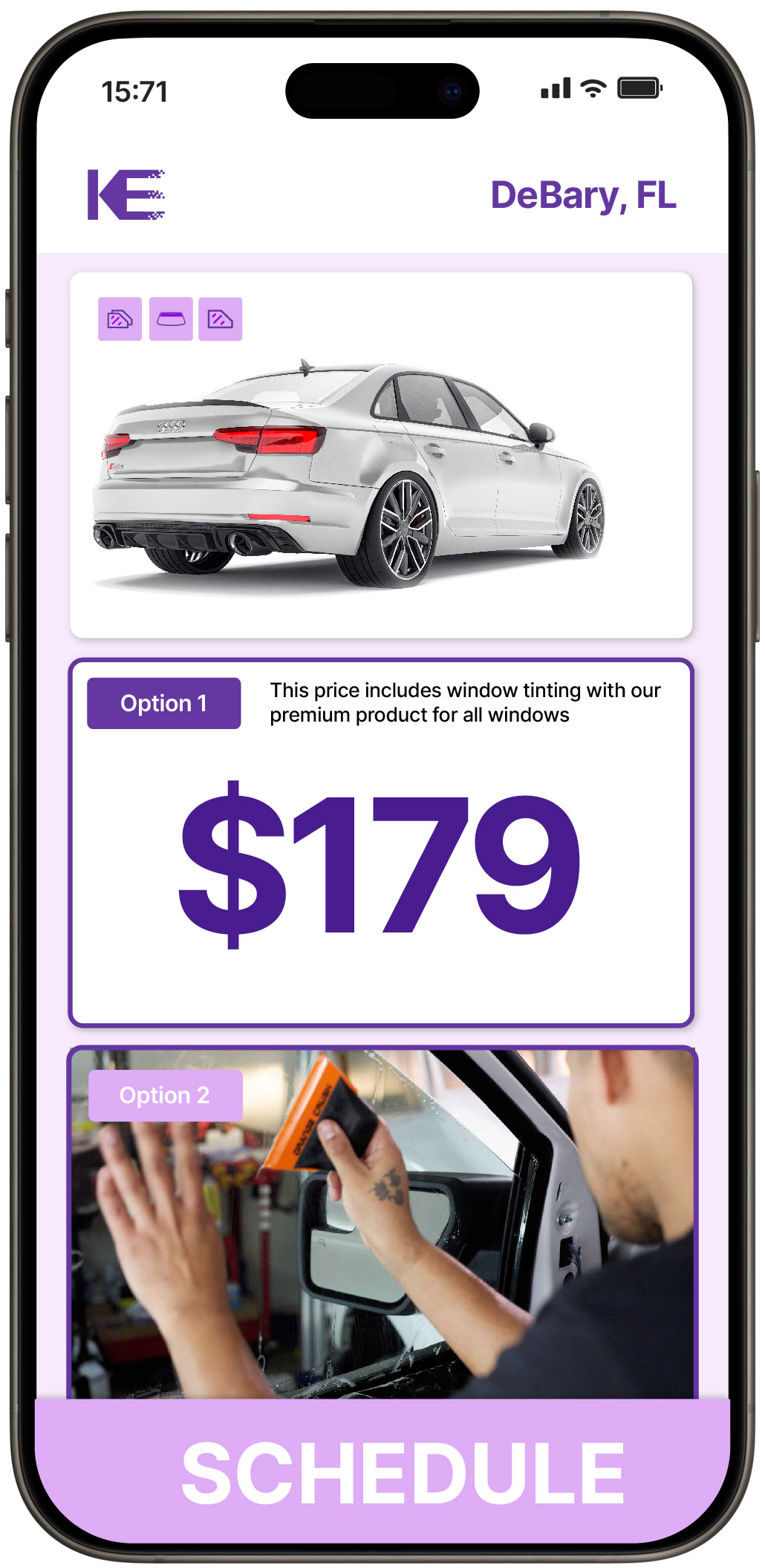 View Affordable Car Window Tinting Rates in DeBary, Florida