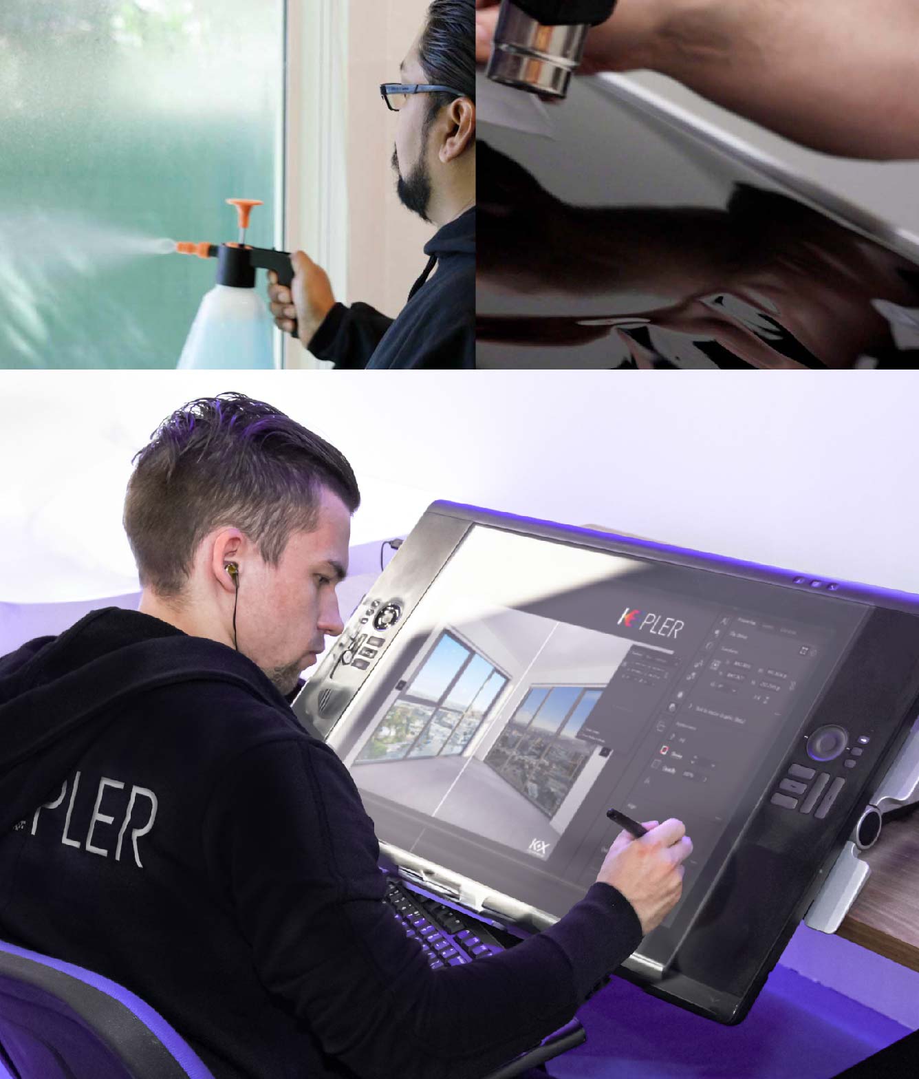 Kepler Specialist Performing Commercial Window Tinting in Lisle Lisle