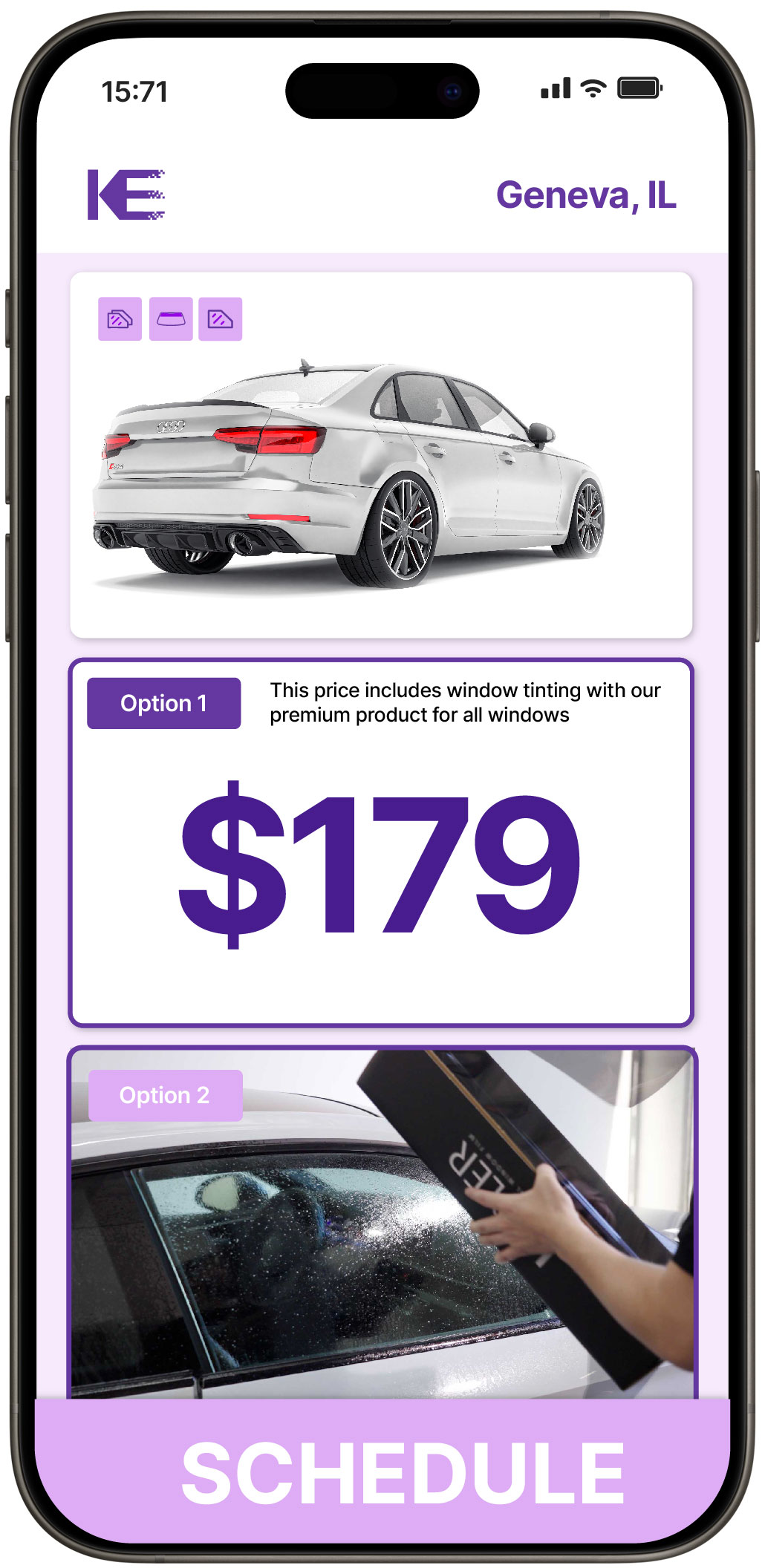 View Reasonable Car Window Tinting Prices in Geneva, Illinois