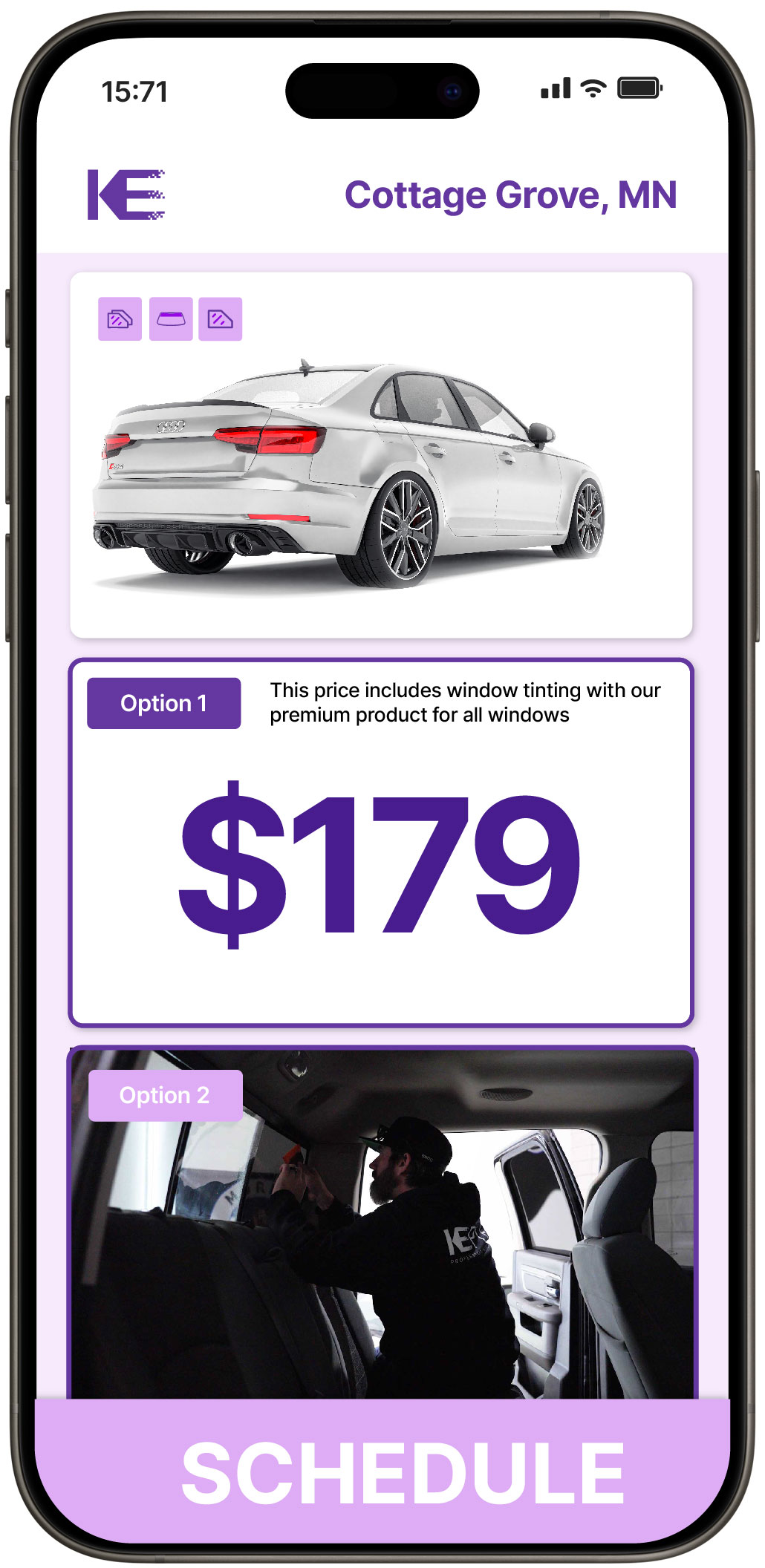 View Affordable Car Window Tinting Prices in Cottage Grove, Minnesota