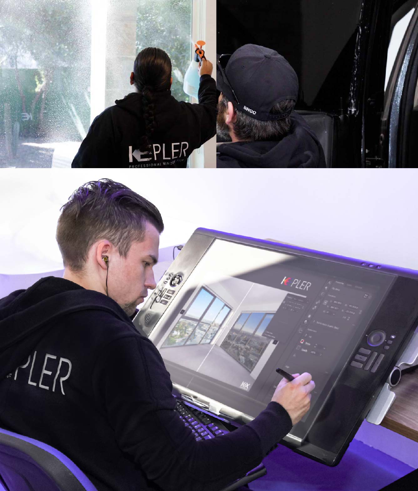 Kepler Specialist Performing Commercial Window Tinting in West Sacramento West Sacramento