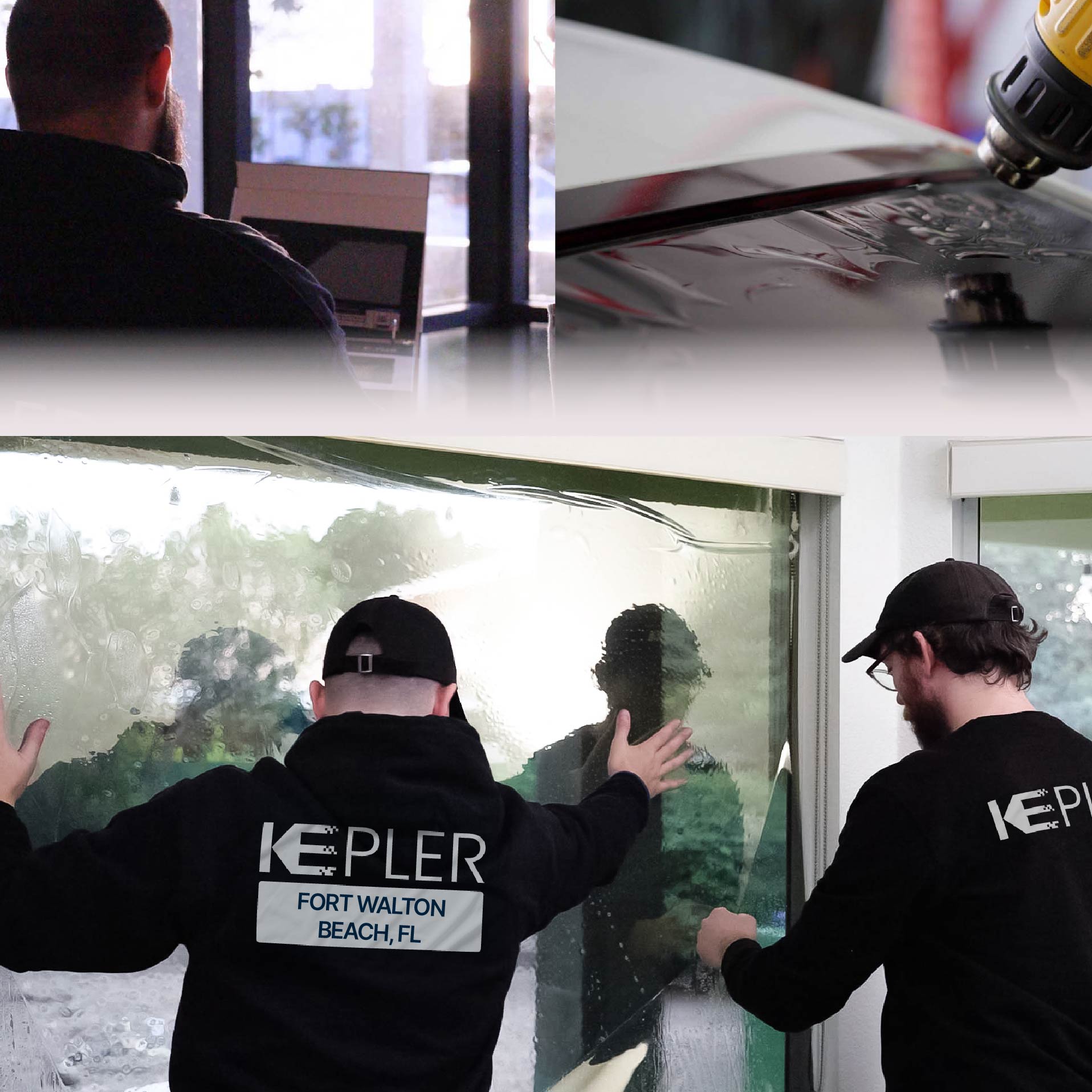 Kepler Specialist Performing Commercial Window Tinting in Fort Walton Beach Fort Walton Beach
