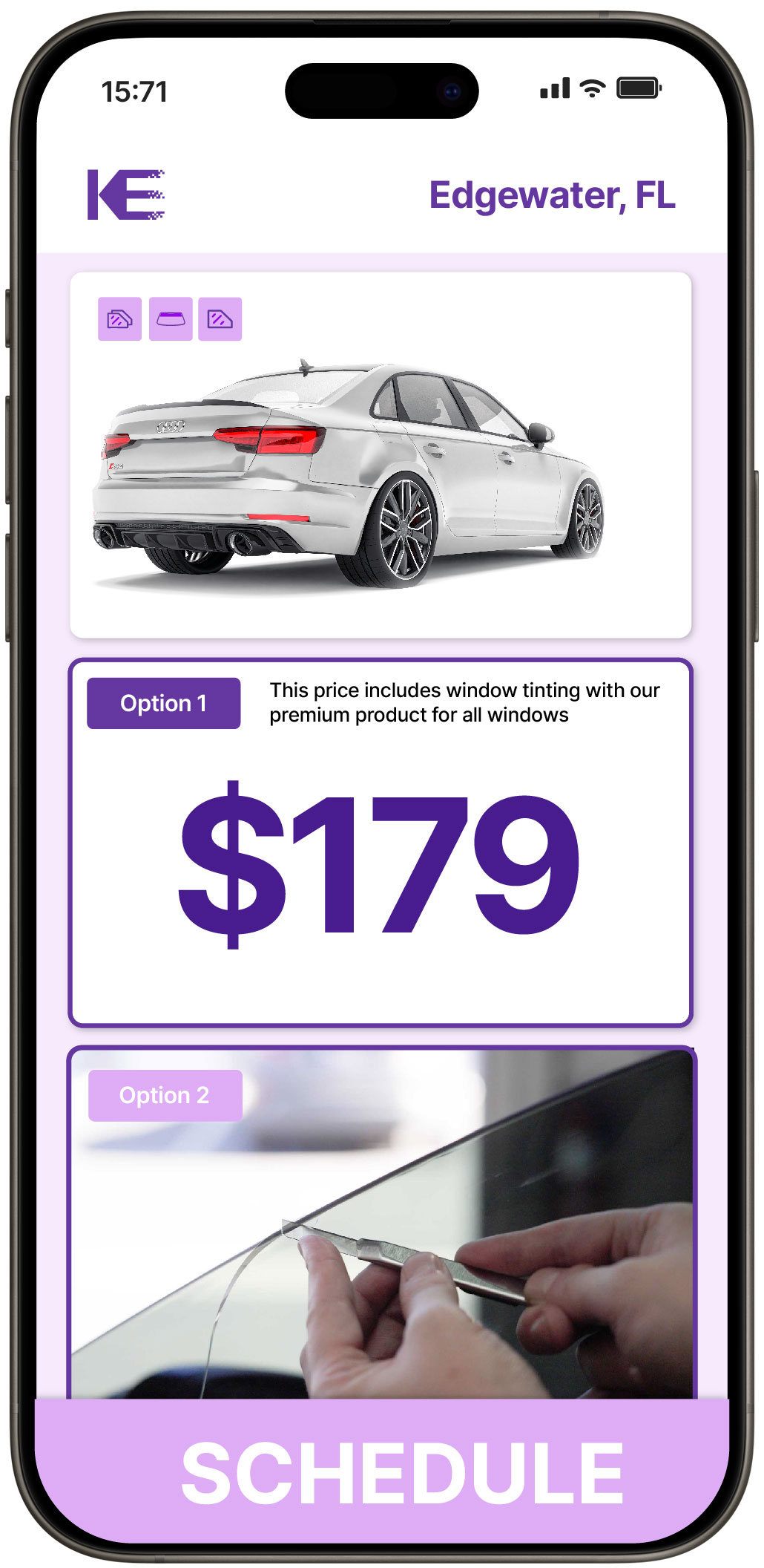 View Reasonable Car Window Tinting Costs in Edgewater, Florida