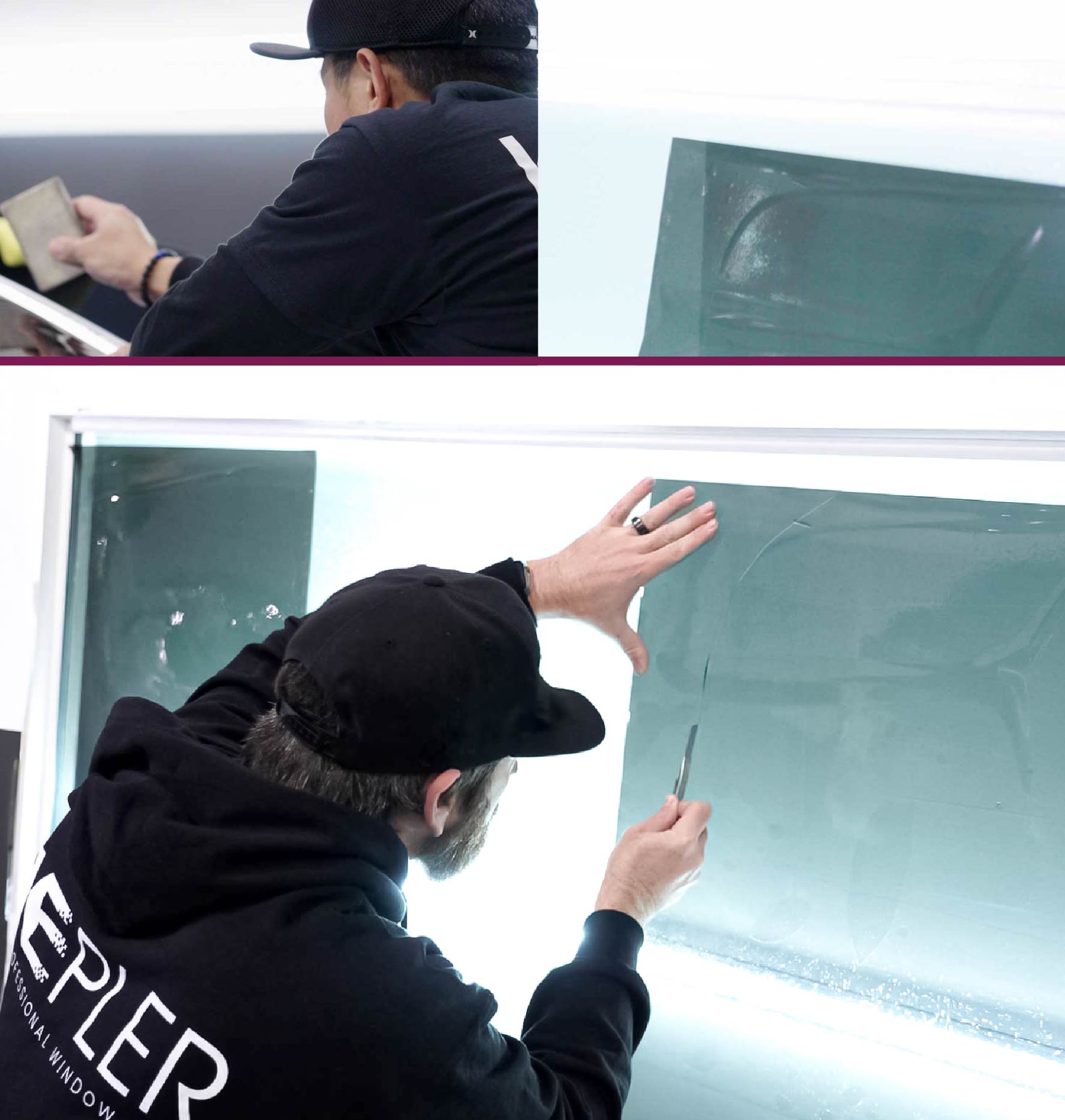 Window Tinting Specialist Cutting Film in Tennessee