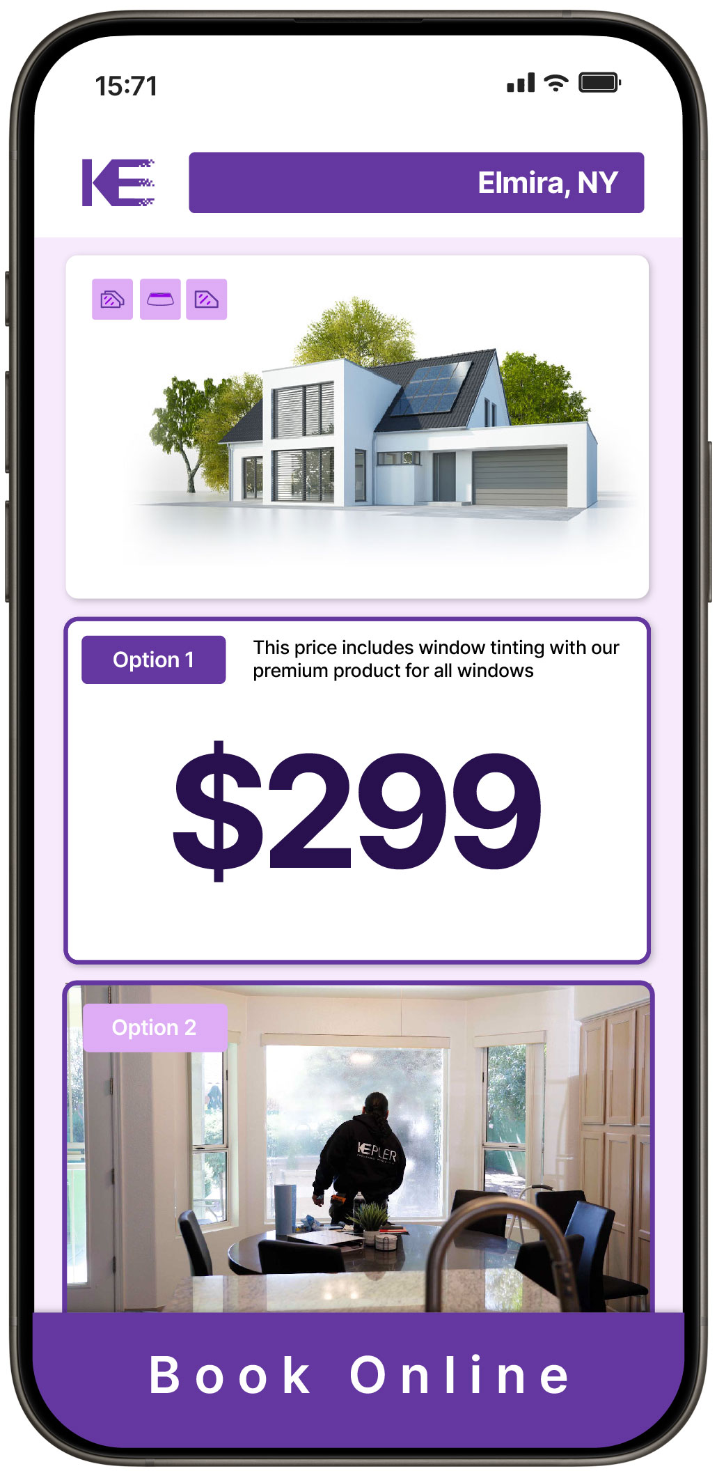 View Competitive Home Window Tinting Costs in Elmira, New York
