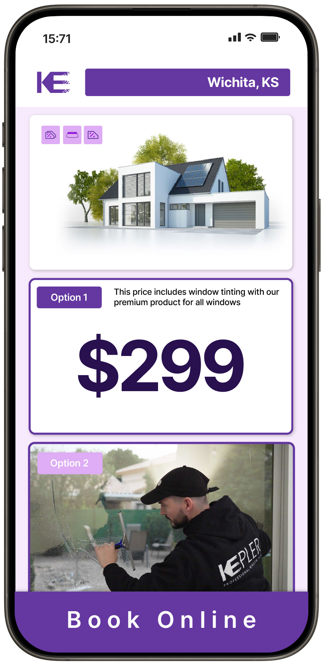 View Competitive Home Window Tinting Rates in Wichita, Kansas