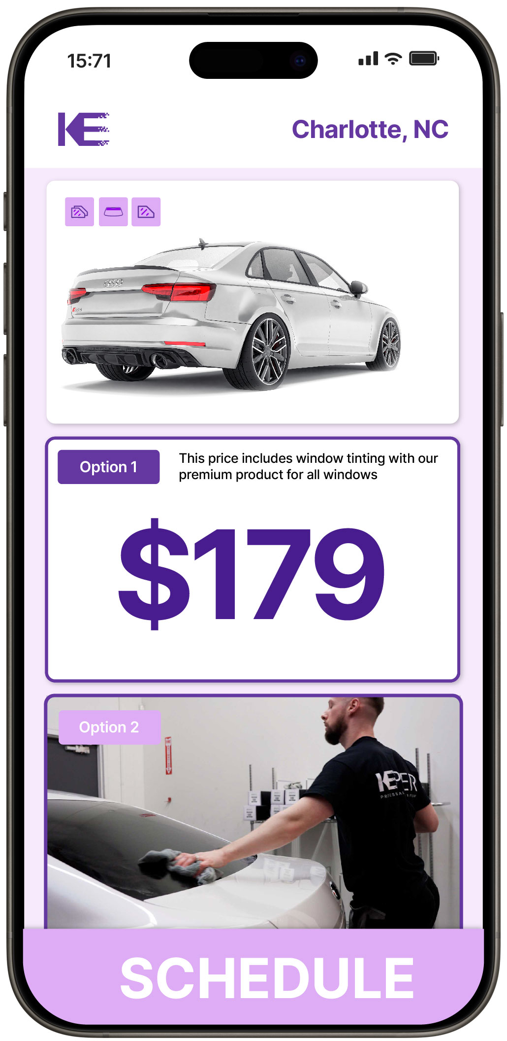 View Affordable Car Window Tinting Prices in Charlotte, North Carolina