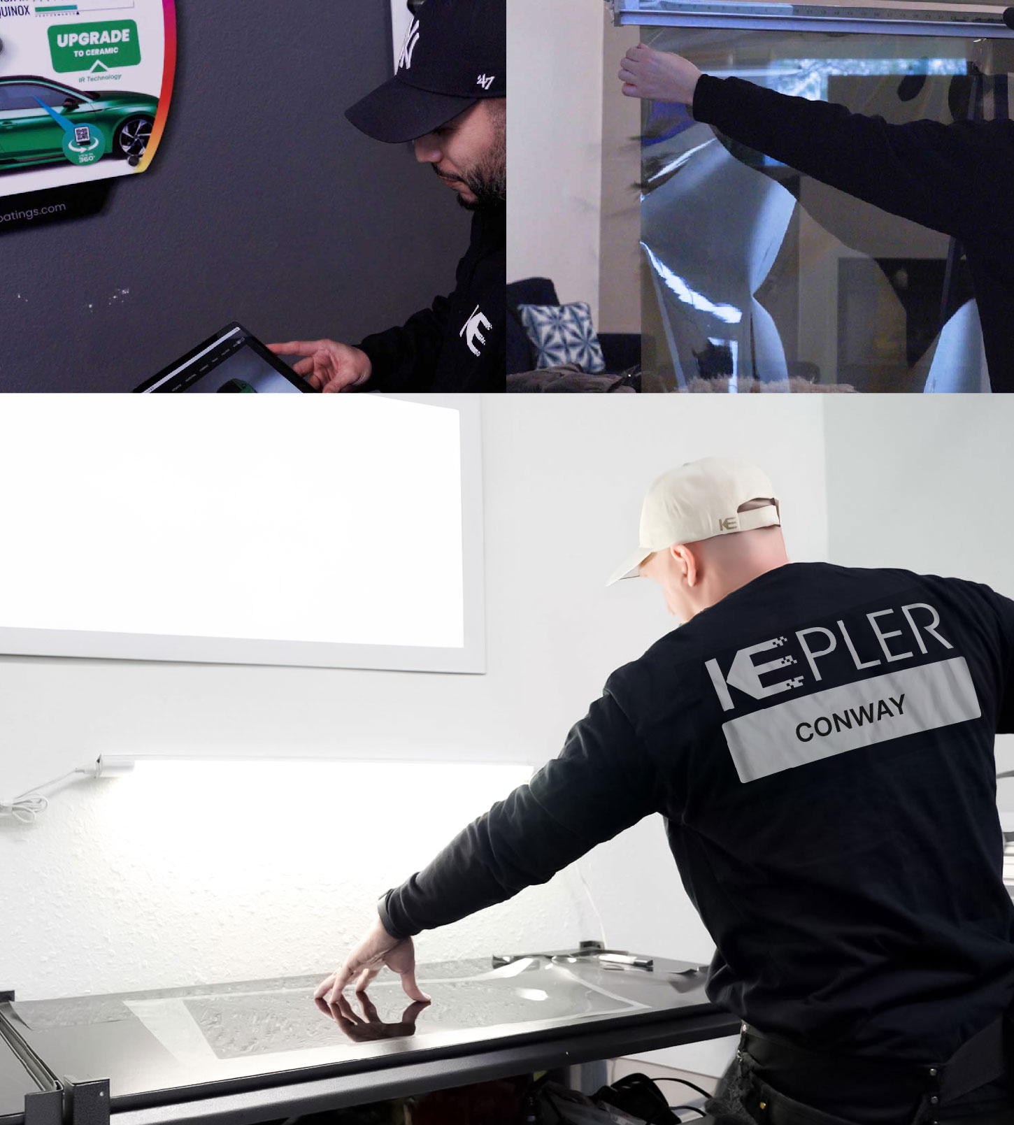 Window Tinting Specialist Cutting Film in Conway, South Carolina
