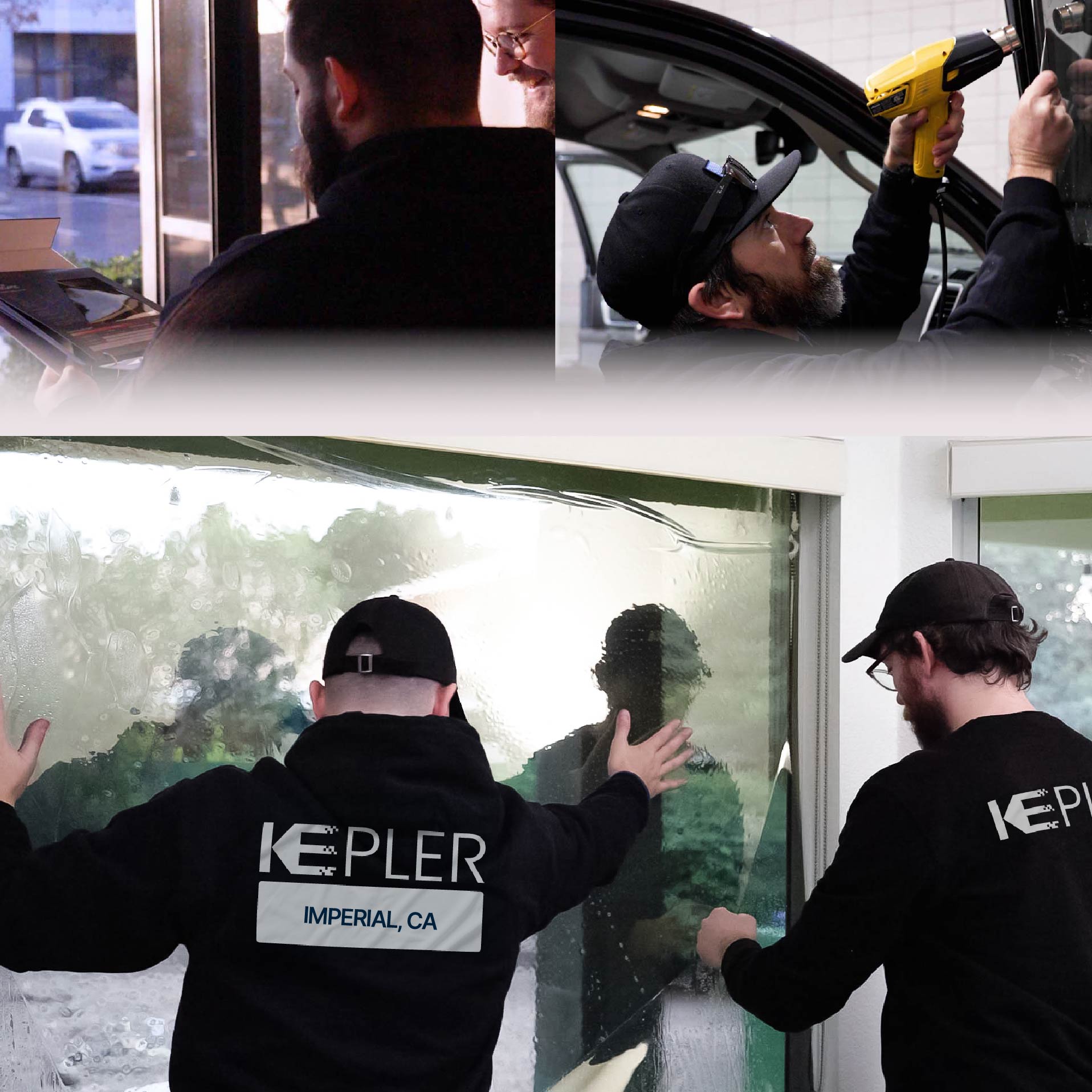 Kepler Specialist Performing Commercial Window Tinting in Imperial Imperial