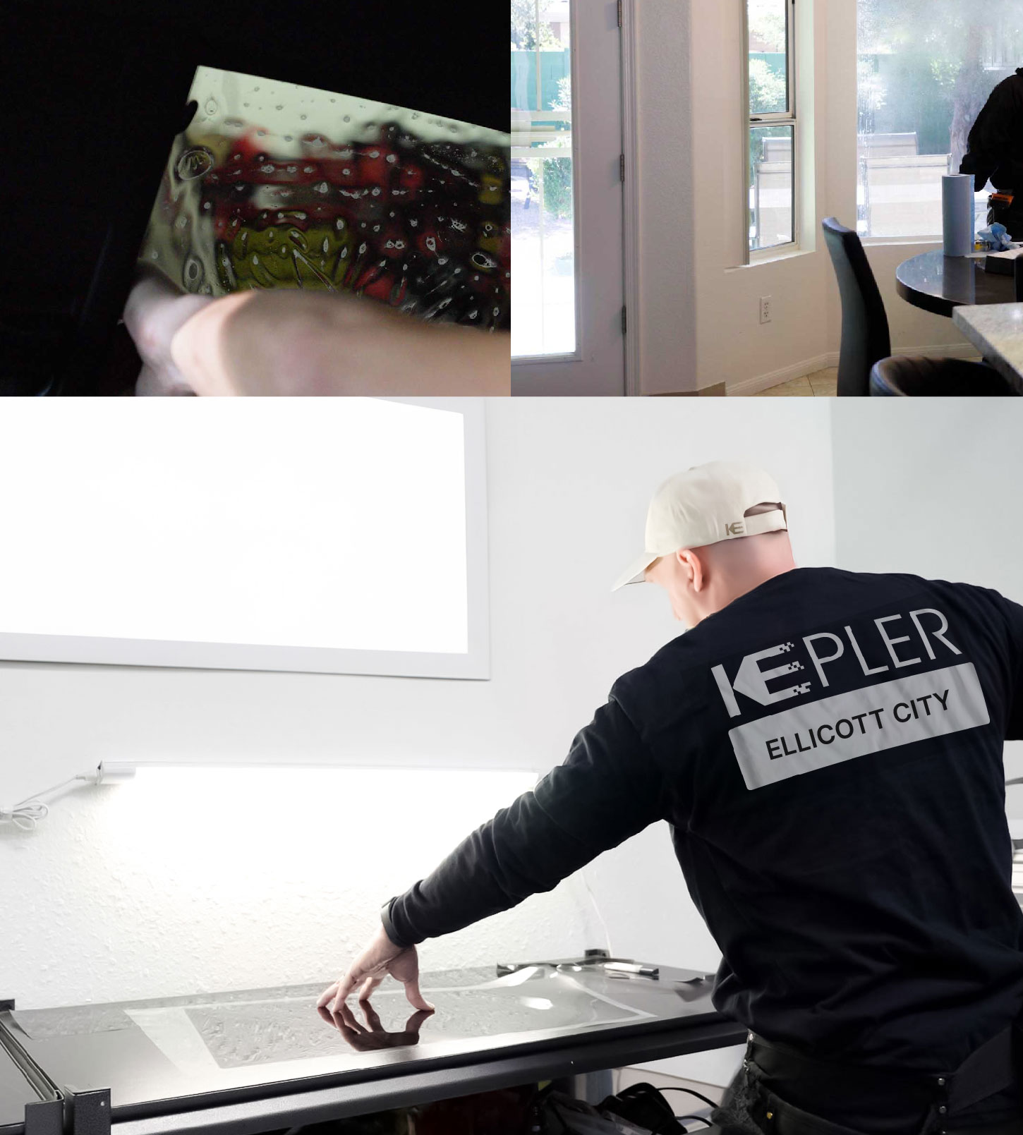 Window Tinting Specialist Cutting Film in Ellicott City, Maryland
