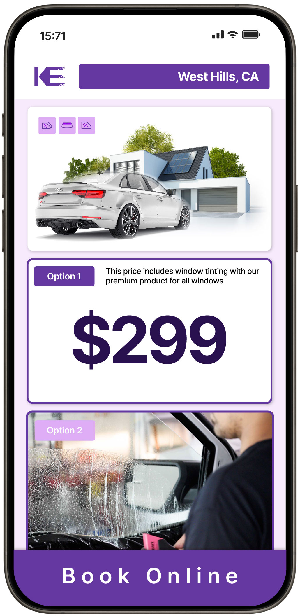 View Competitive Window Tinting Prices in West Hills, California