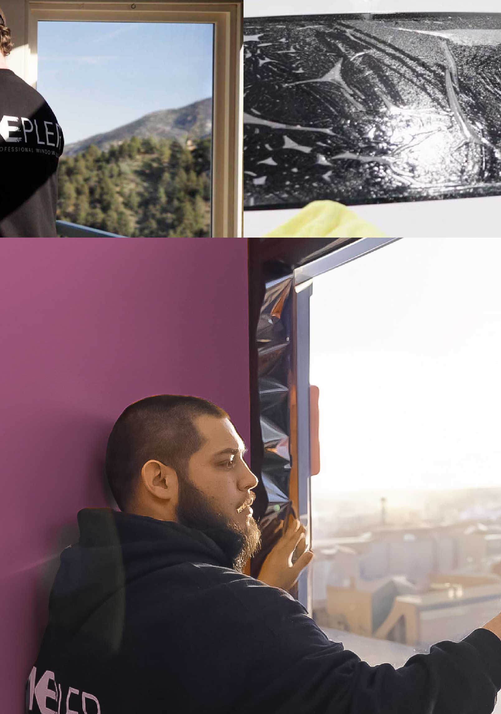 Kepler Specialist Installing Security Window Film in Williamsport Pennsylvania