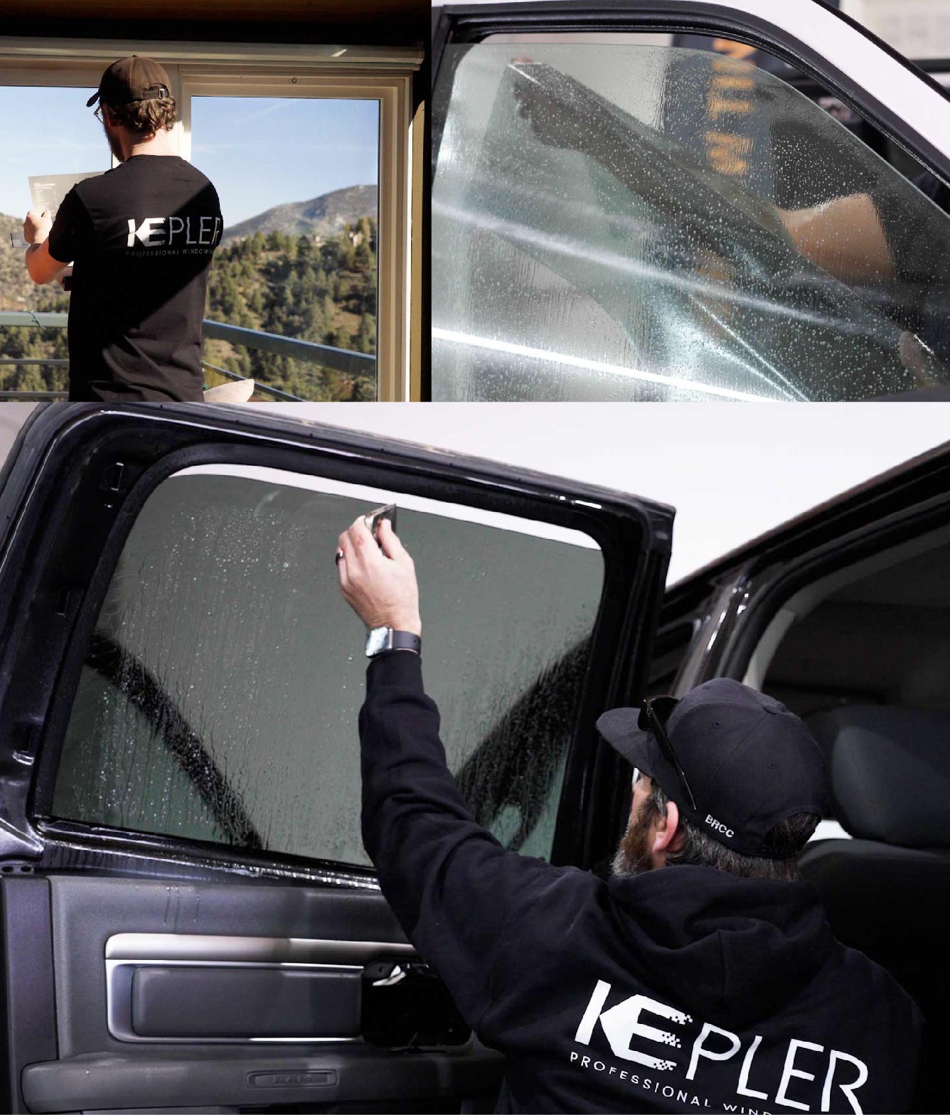 Kepler Window Tinting Specialists at Work in Menomonee Falls, Wisconsin