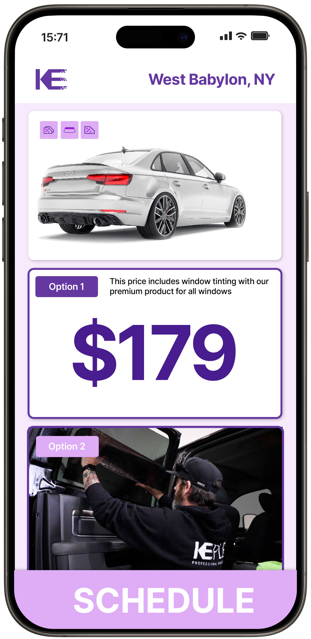 View Competitive Car Window Tinting Costs in West Babylon, New York