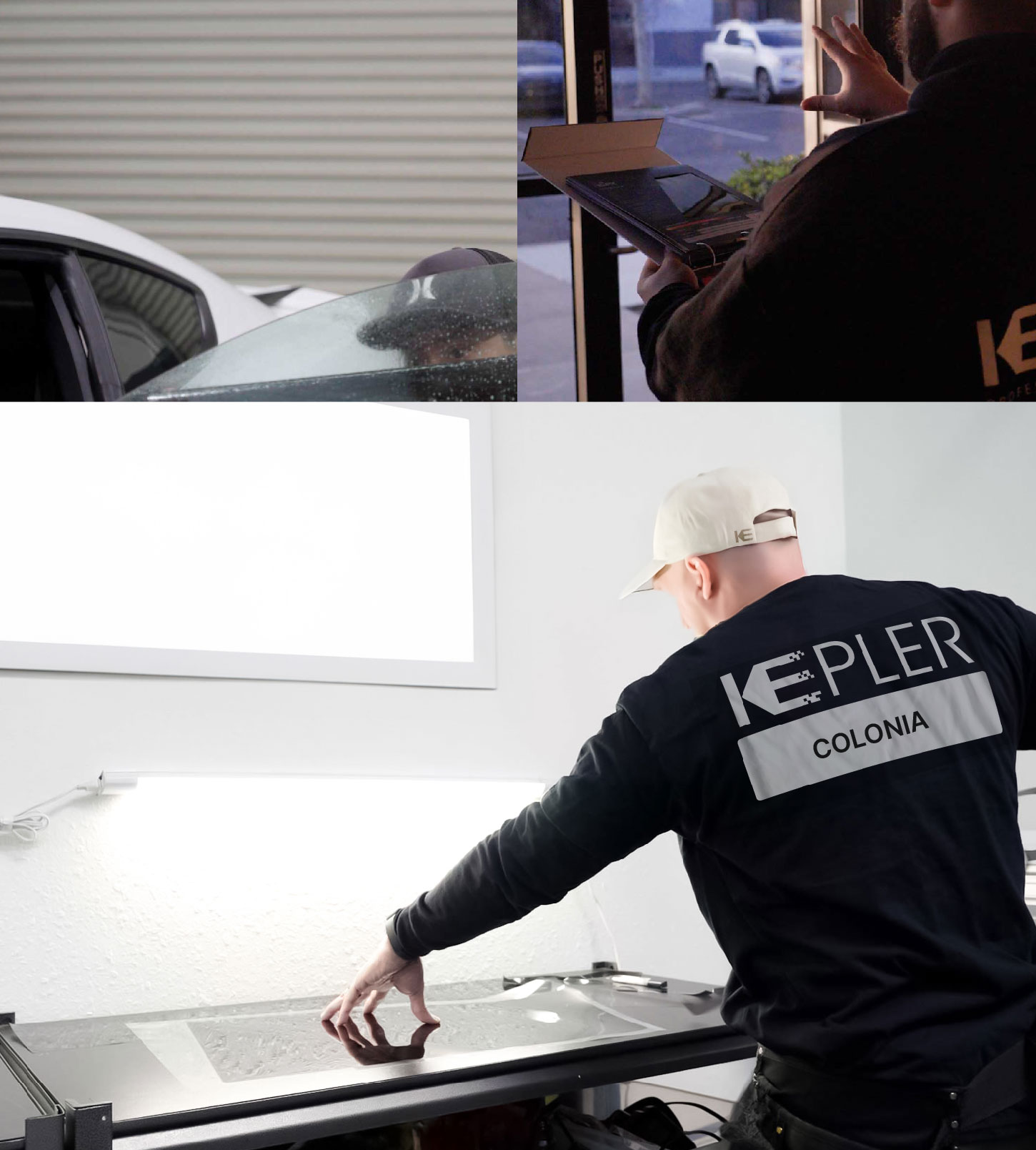Window Tinting Specialist Cutting Film in Colonia, New Jersey