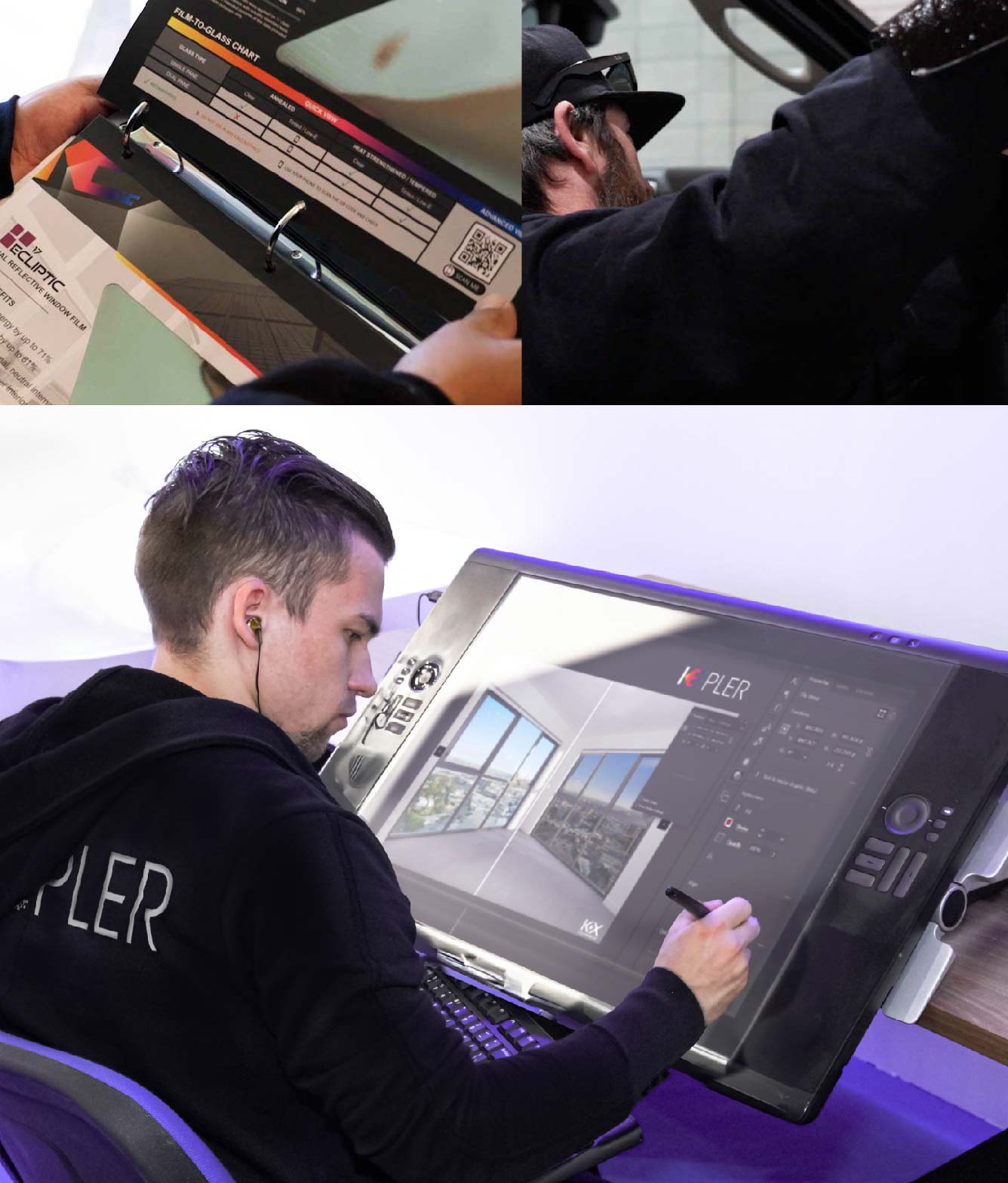 Kepler Specialist Performing Commercial Window Tinting in Griffin Griffin