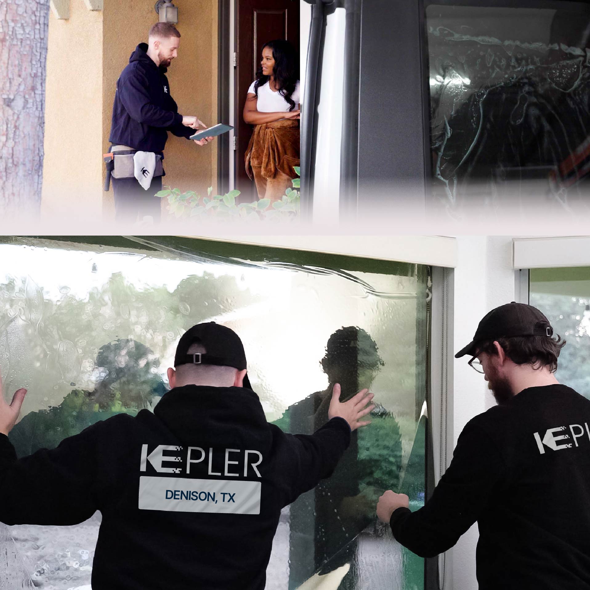 Kepler Specialist Performing Commercial Window Tinting in Denison Denison