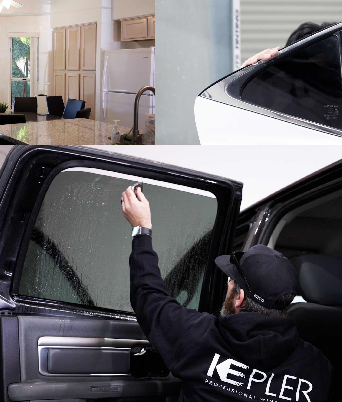 Kepler Window Tinting Specialists at Work in Morgantown, West Virginia