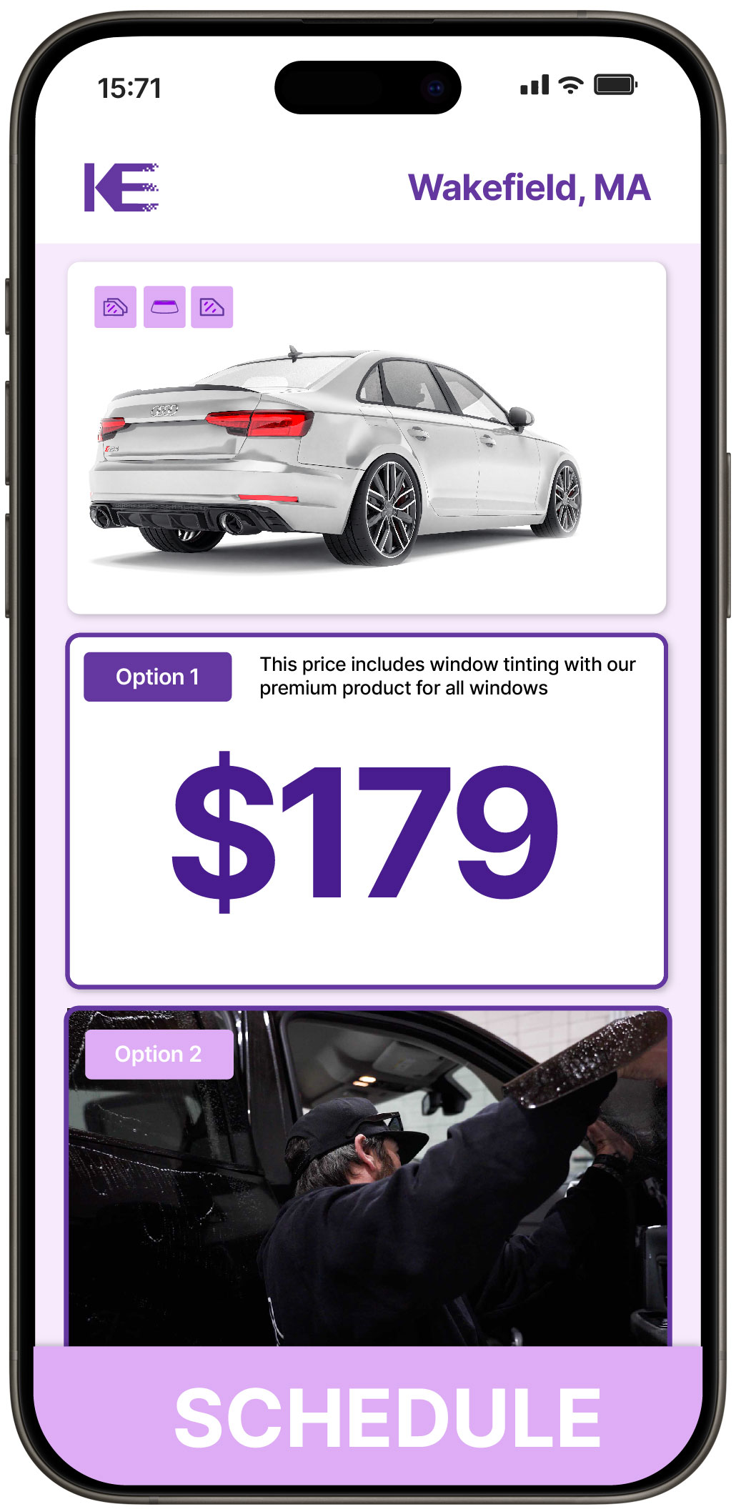 View Competitive Car Window Tinting Costs in Wakefield, Massachusetts