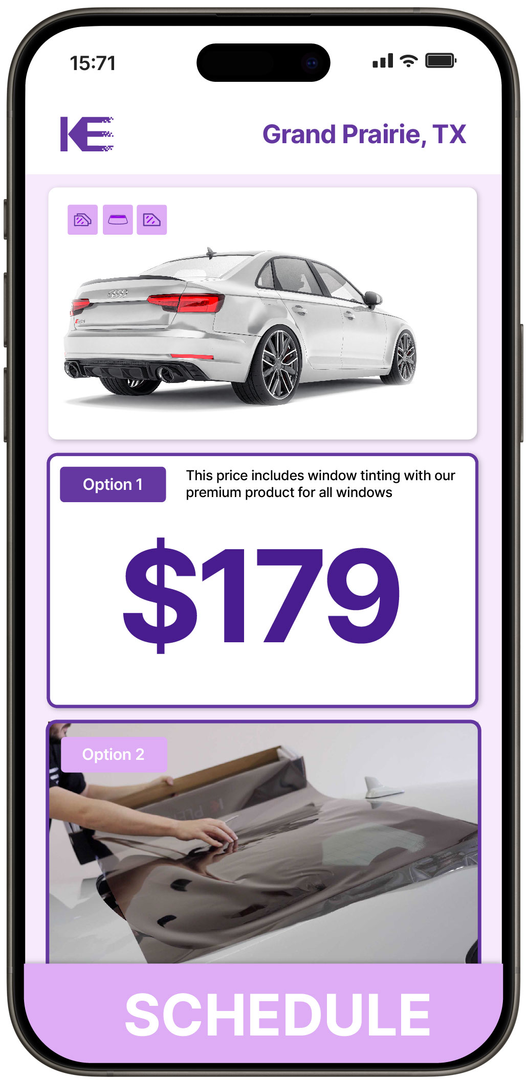 View Competitive Car Window Tinting Rates in Grand Prairie, Texas