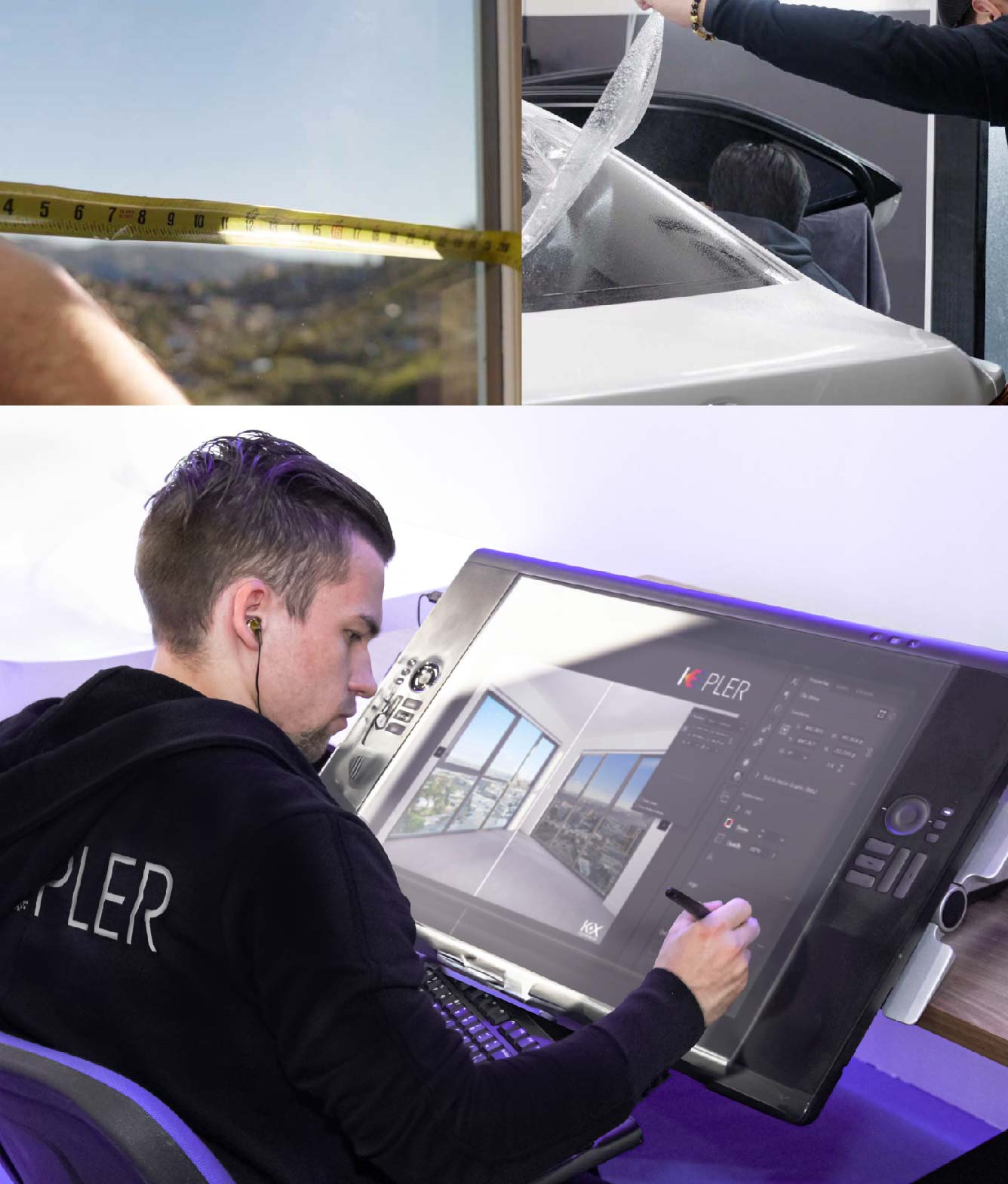 Kepler Specialist Performing Commercial Window Tinting in Schertz Schertz