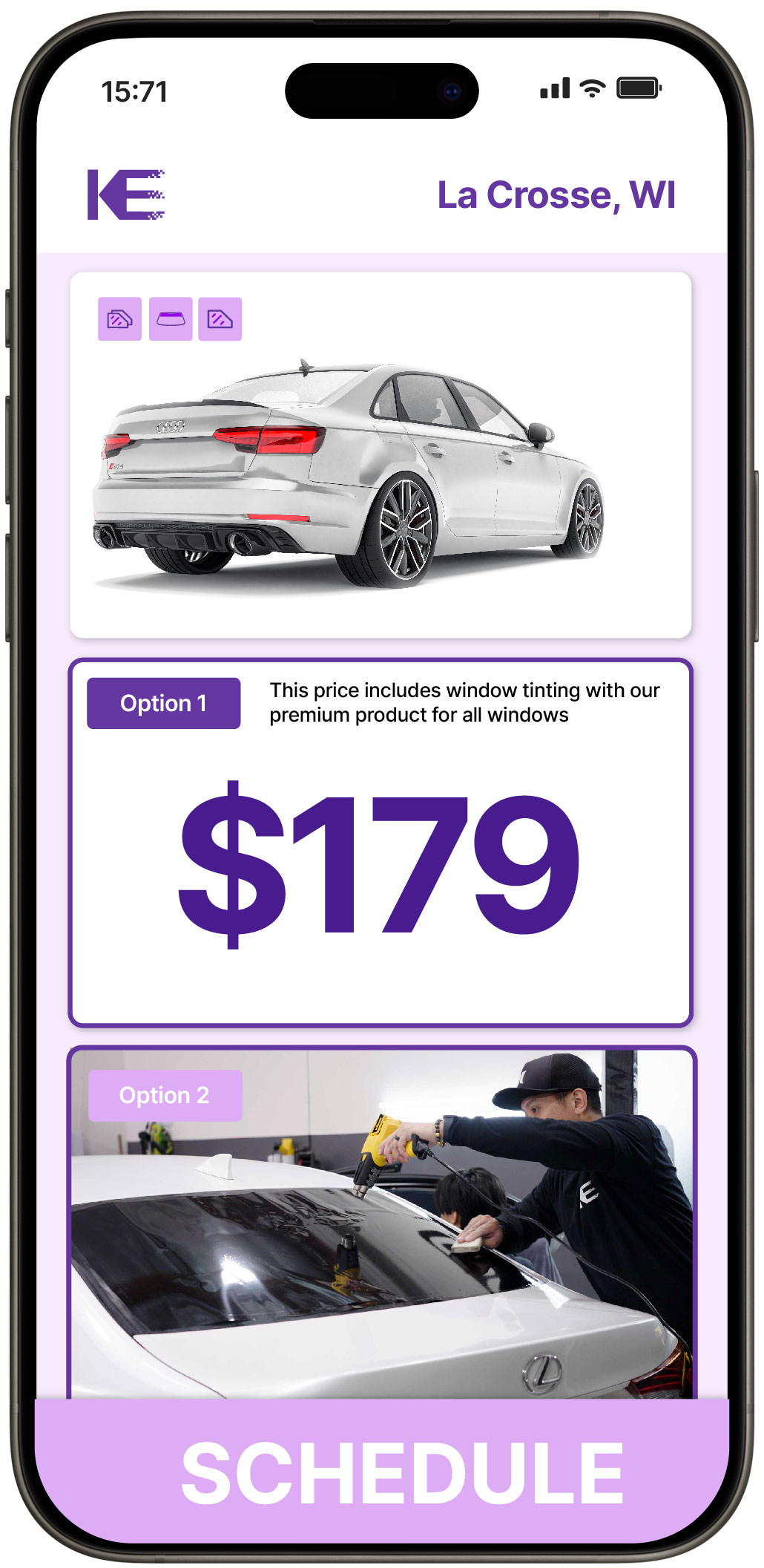 View Competitive Car Window Tinting Rates in La Crosse, Wisconsin