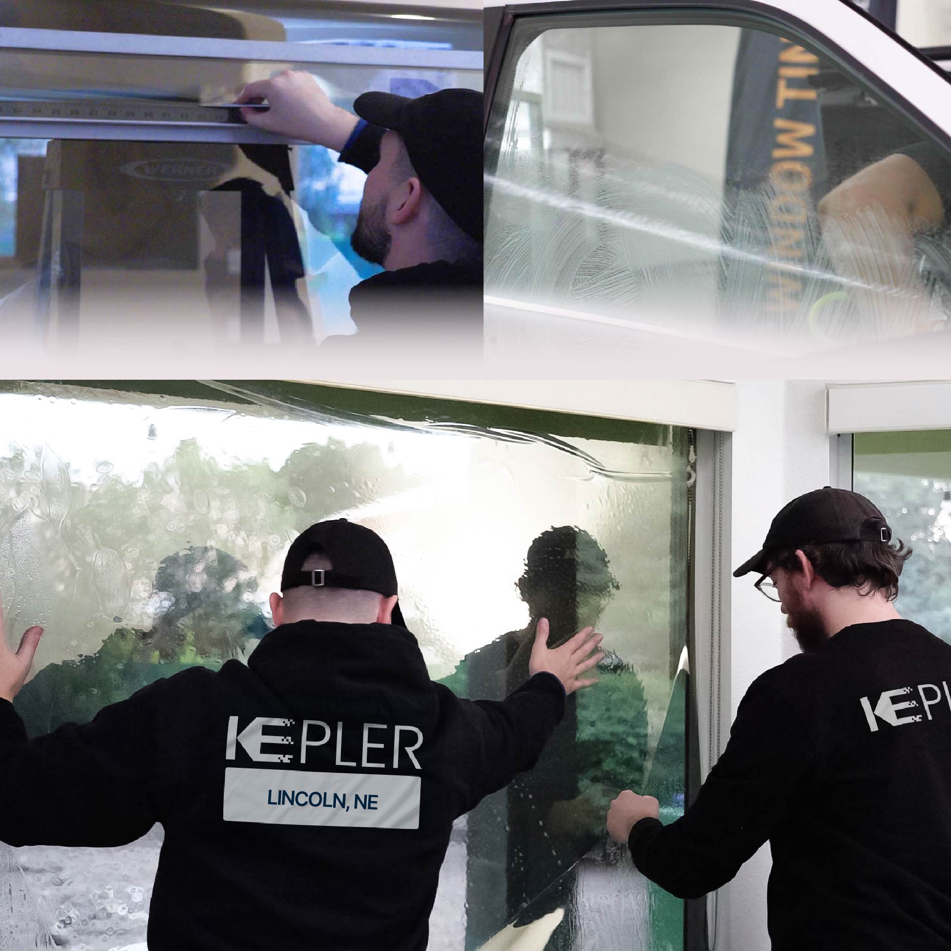 Kepler Specialist Performing Commercial Window Tinting in Lincoln Lincoln