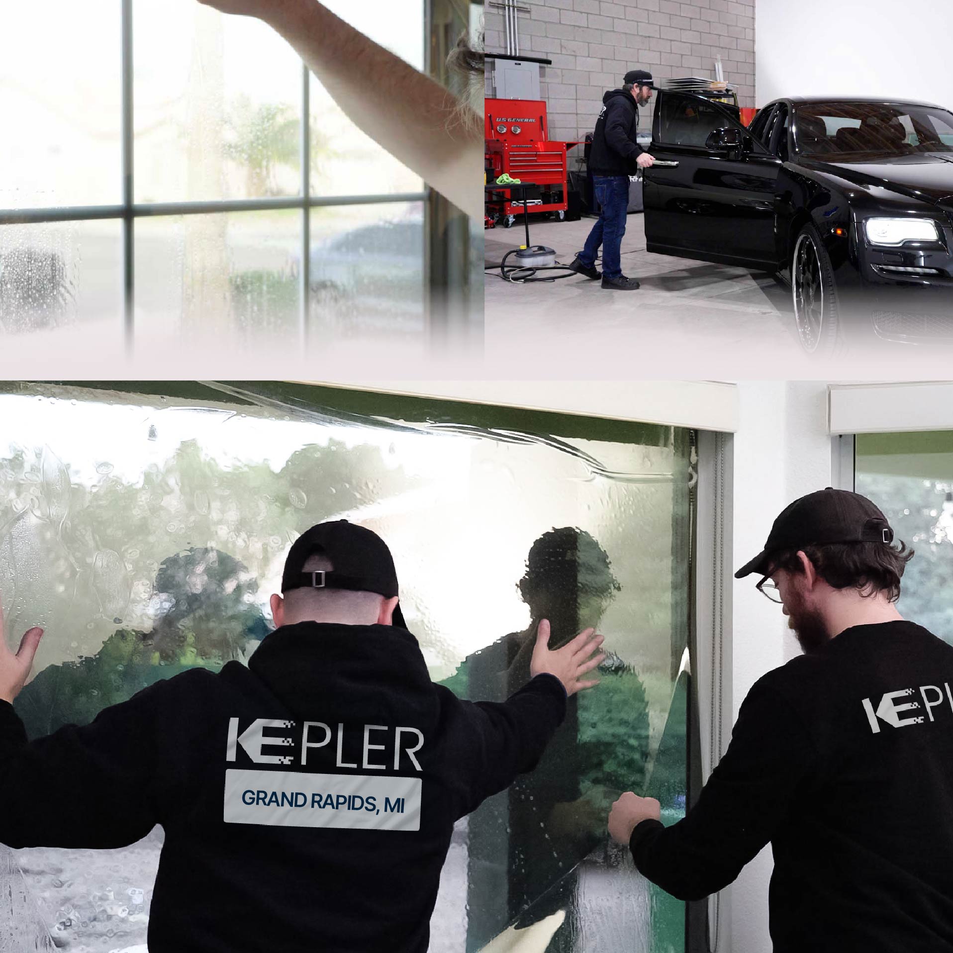 Kepler Specialist Performing Commercial Window Tinting in Grand Rapids Grand Rapids
