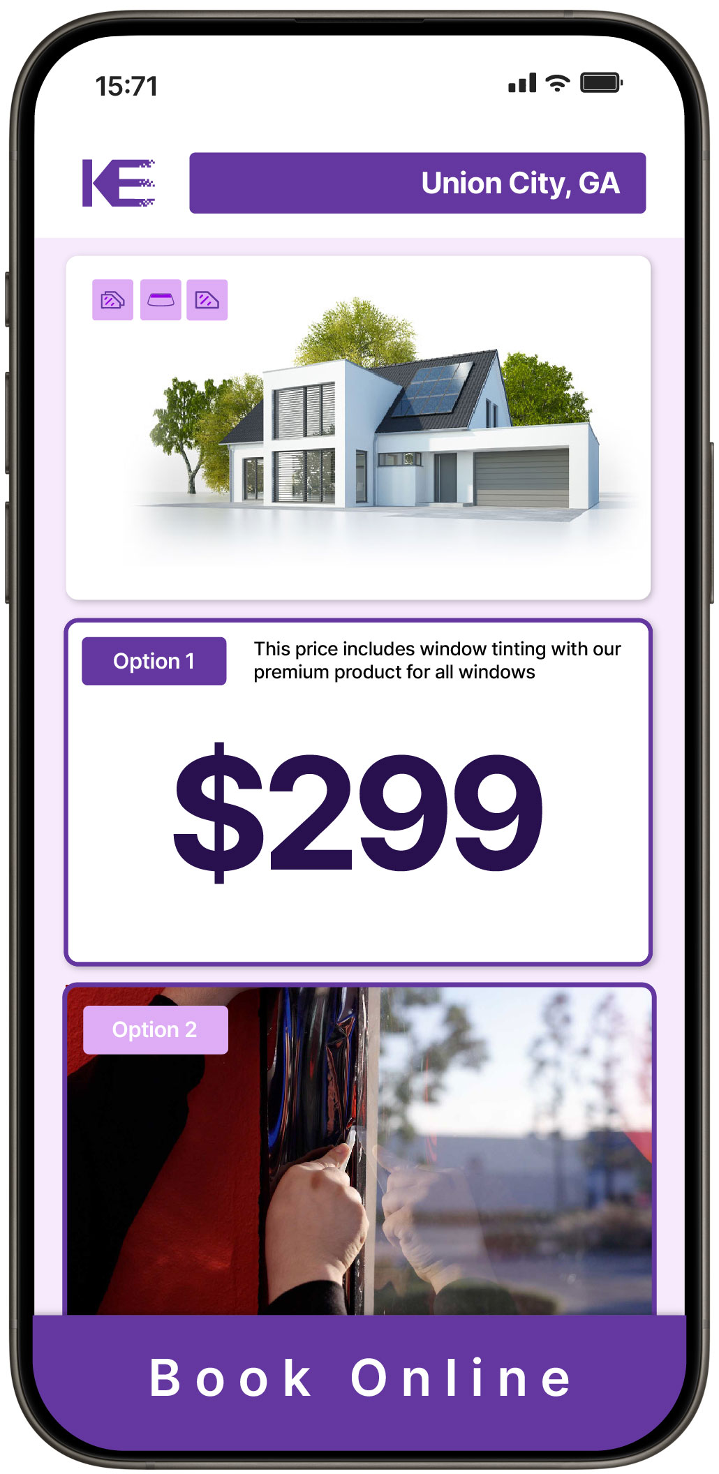 View Reasonable Home Window Tinting Prices in Union City, Georgia