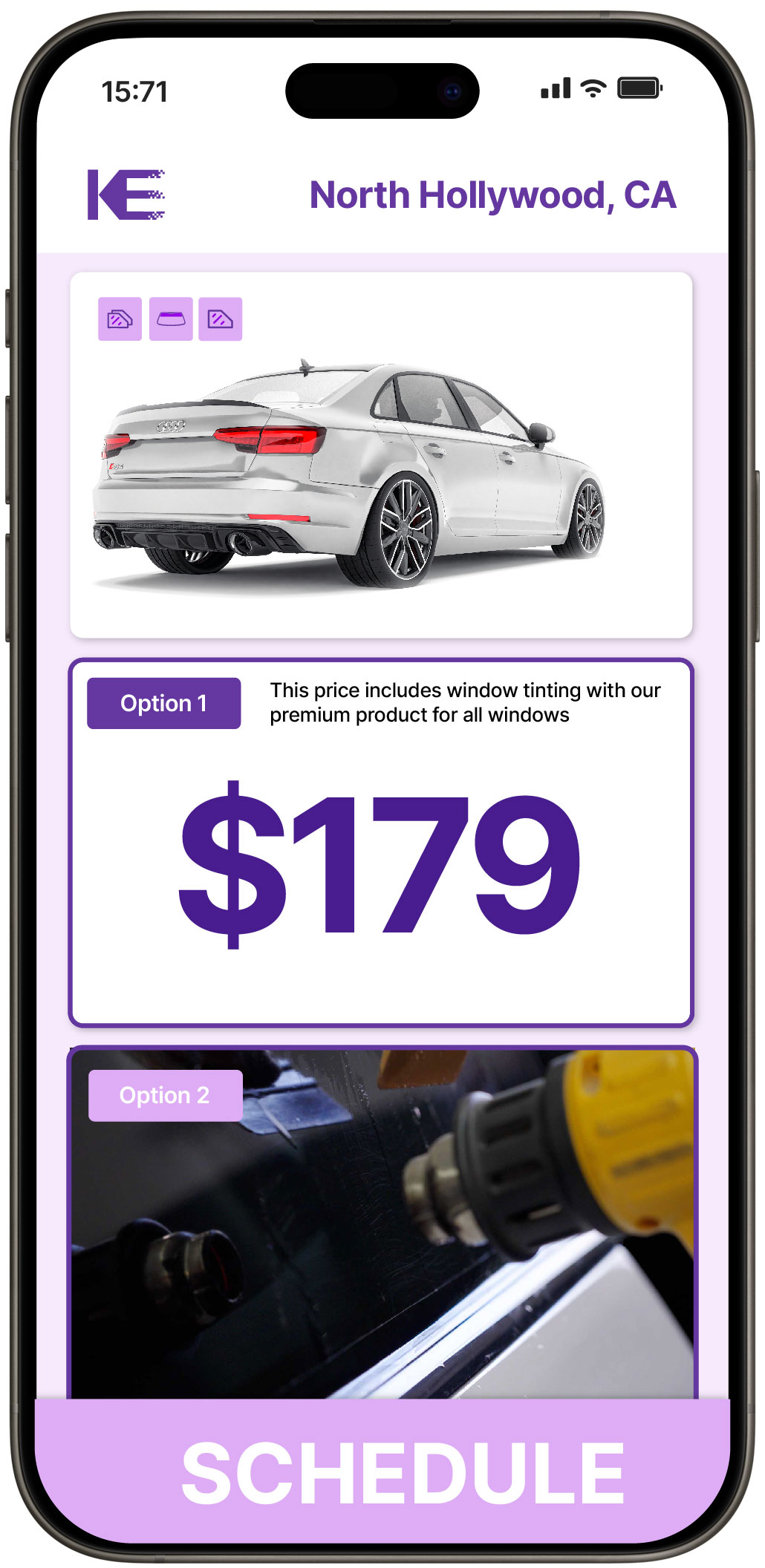 View Reasonable Car Window Tinting Rates in North Hollywood, California