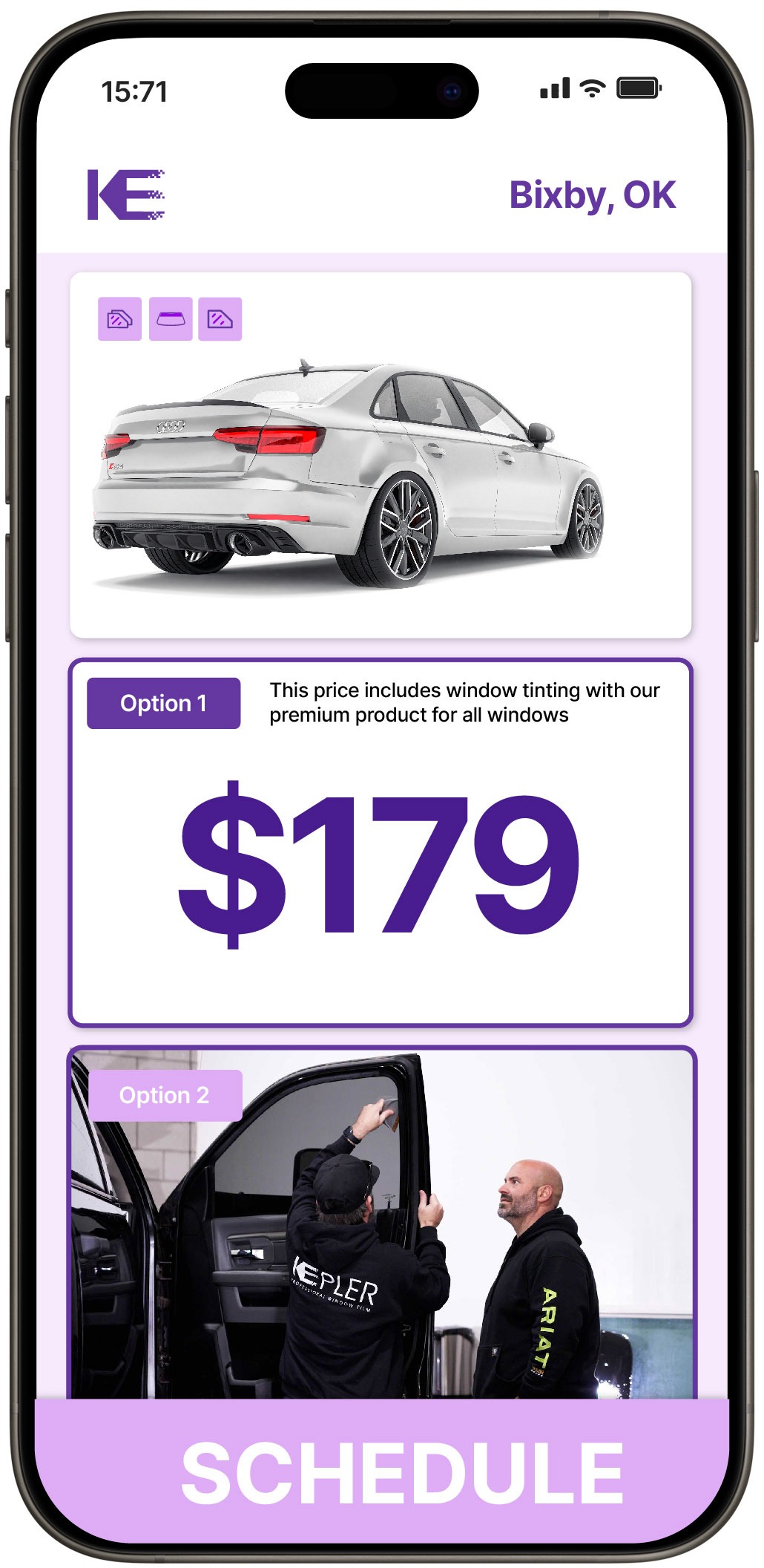 View Affordable Car Window Tinting Costs in Bixby, Oklahoma