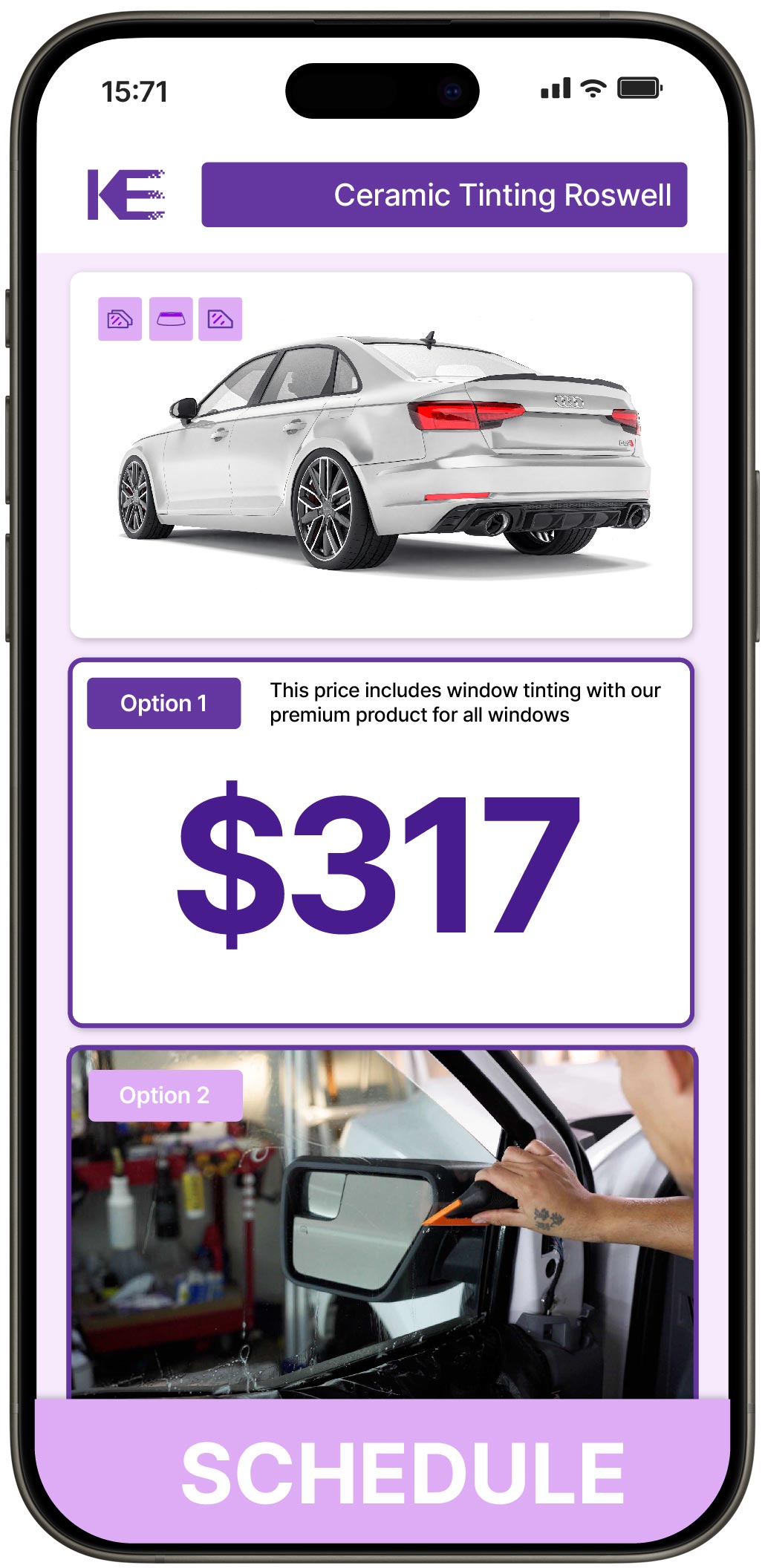 View Competitive Ceramic Window Tinting Costs in Roswell, Georgia