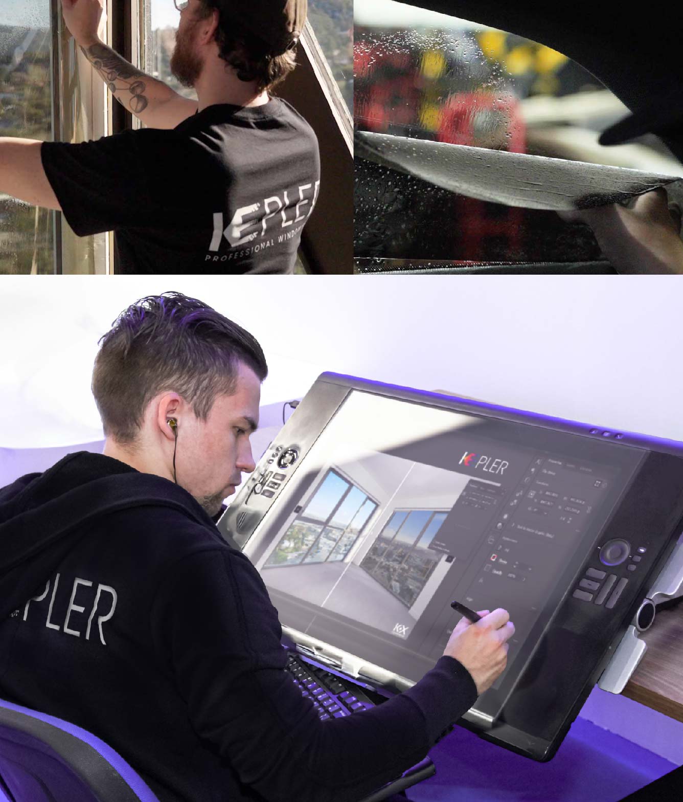 Kepler Specialist Performing Commercial Window Tinting in Indianola Indianola