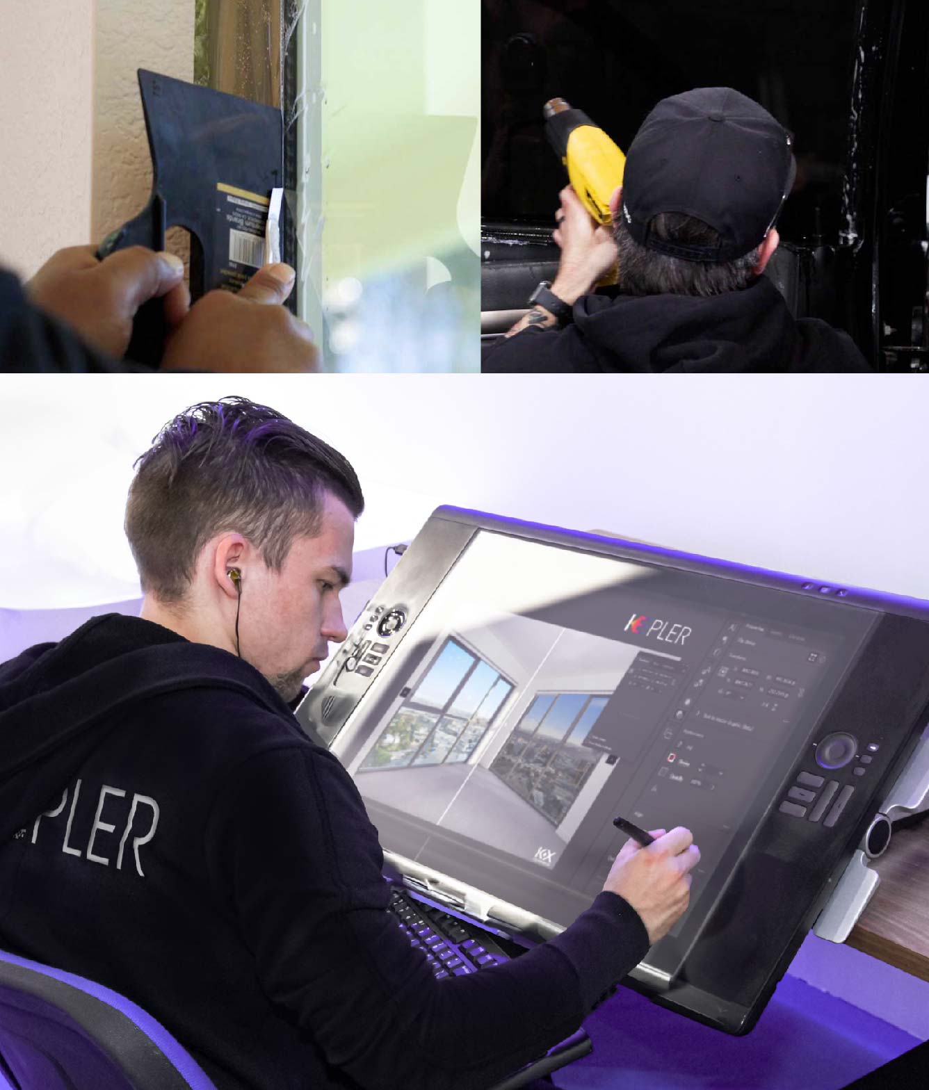 Kepler Specialist Performing Commercial Window Tinting in Rialto Rialto