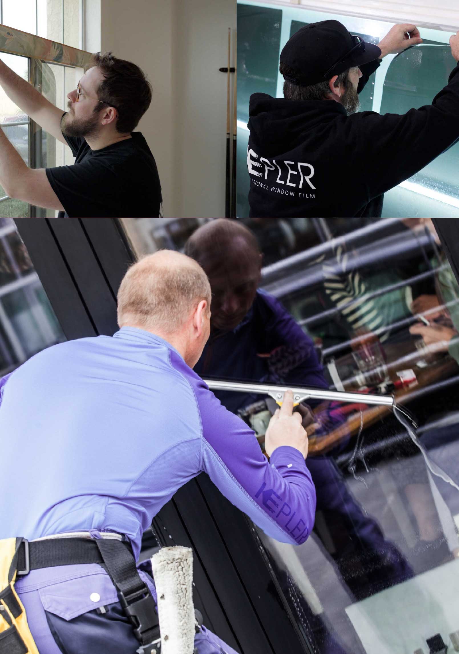 Kepler Expert Applying Anti-Graffiti Window Film to a Jasper Shop Front