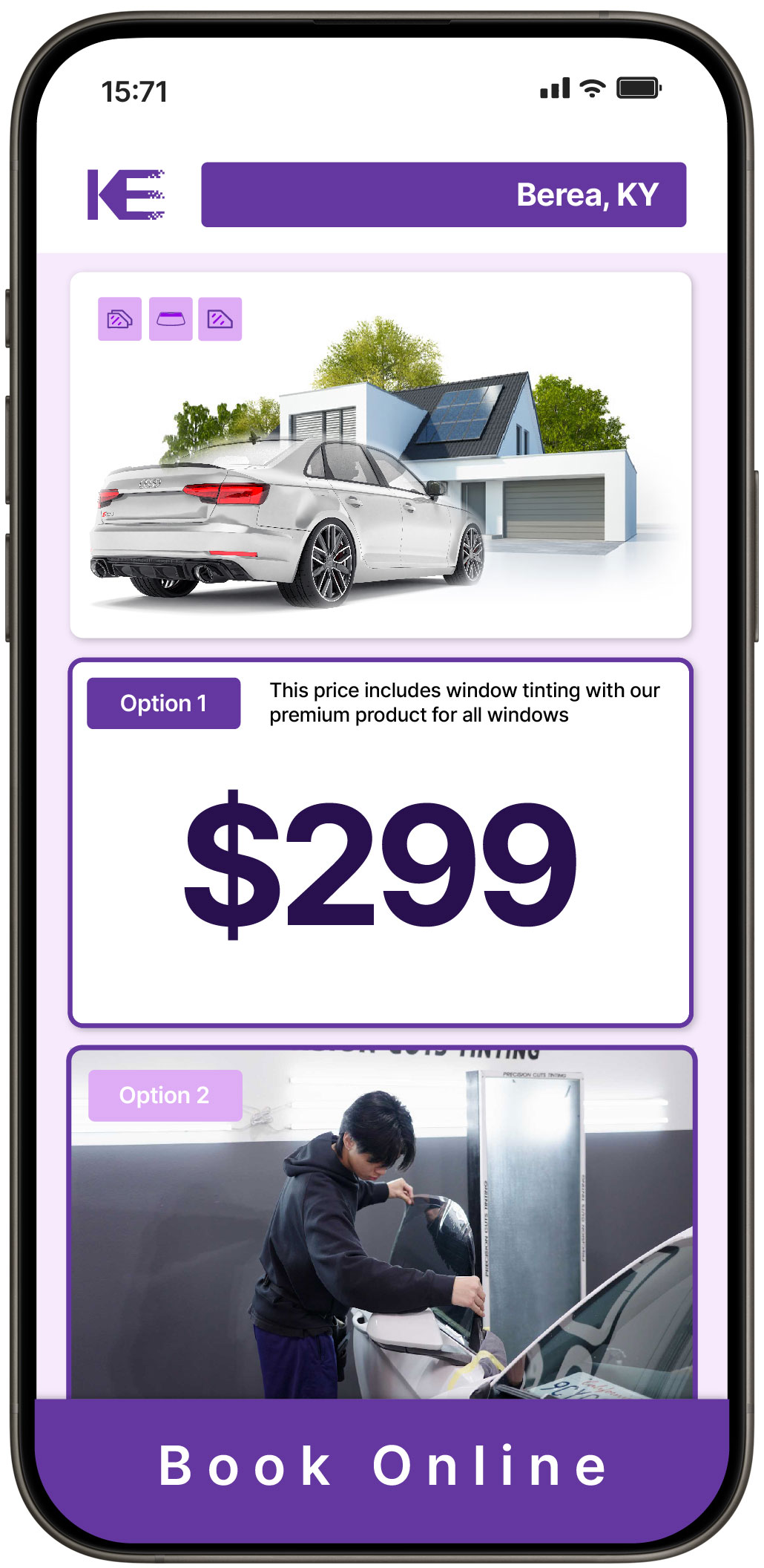 View Competitive Window Tinting Prices in Berea, Kentucky