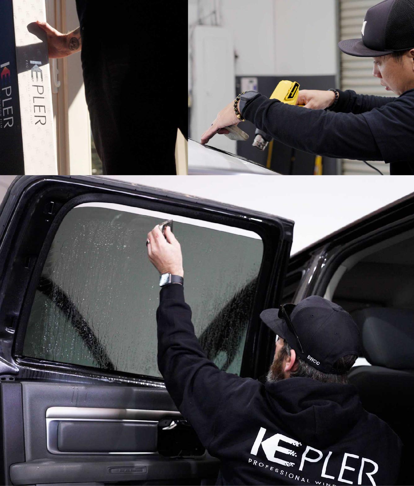 Kepler Window Tinting Specialists at Work in Camano Island, Washington